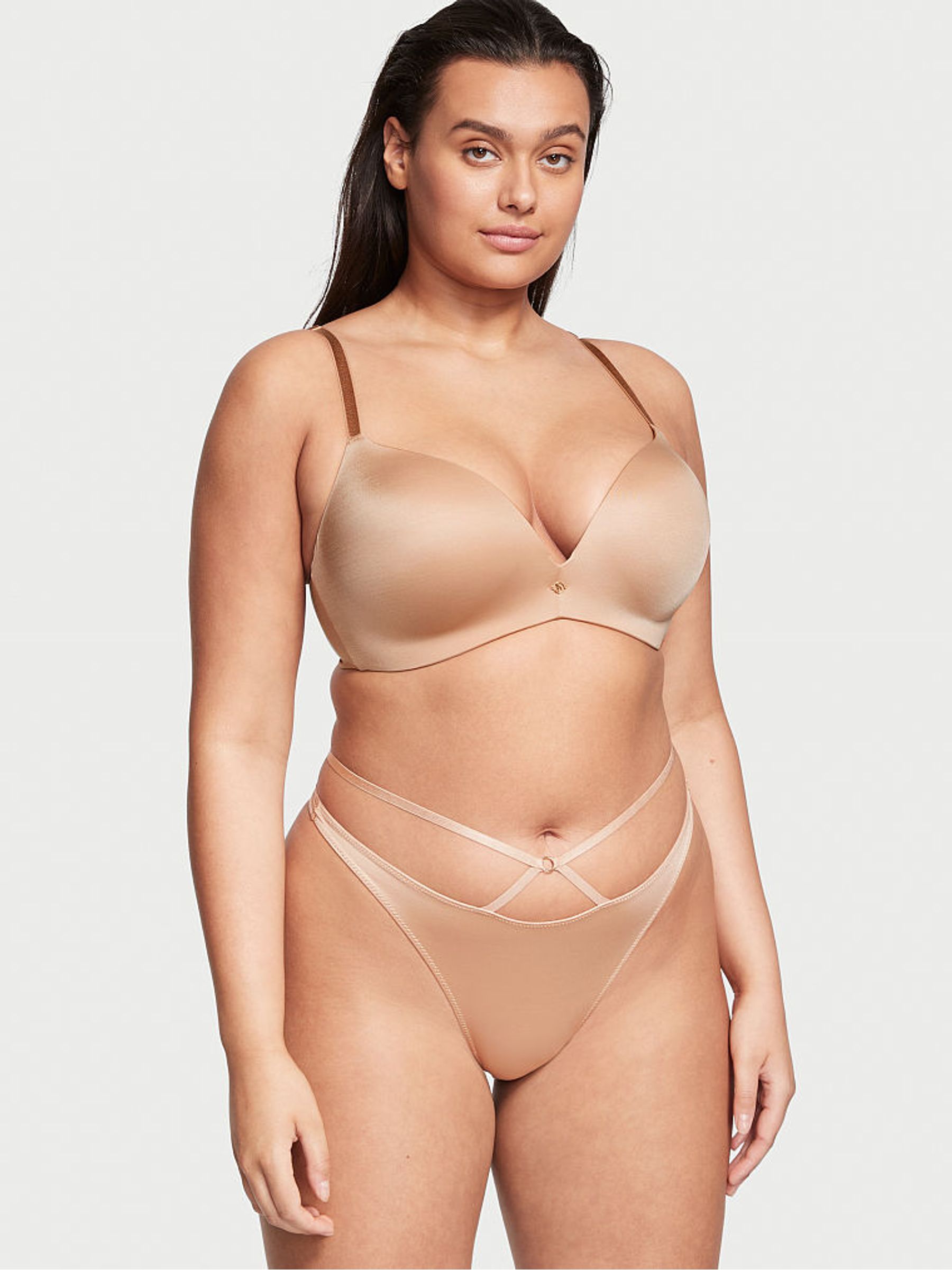 Praline Nude Non Wired Push Up So Obsessed Bra - Image 3 of 5
