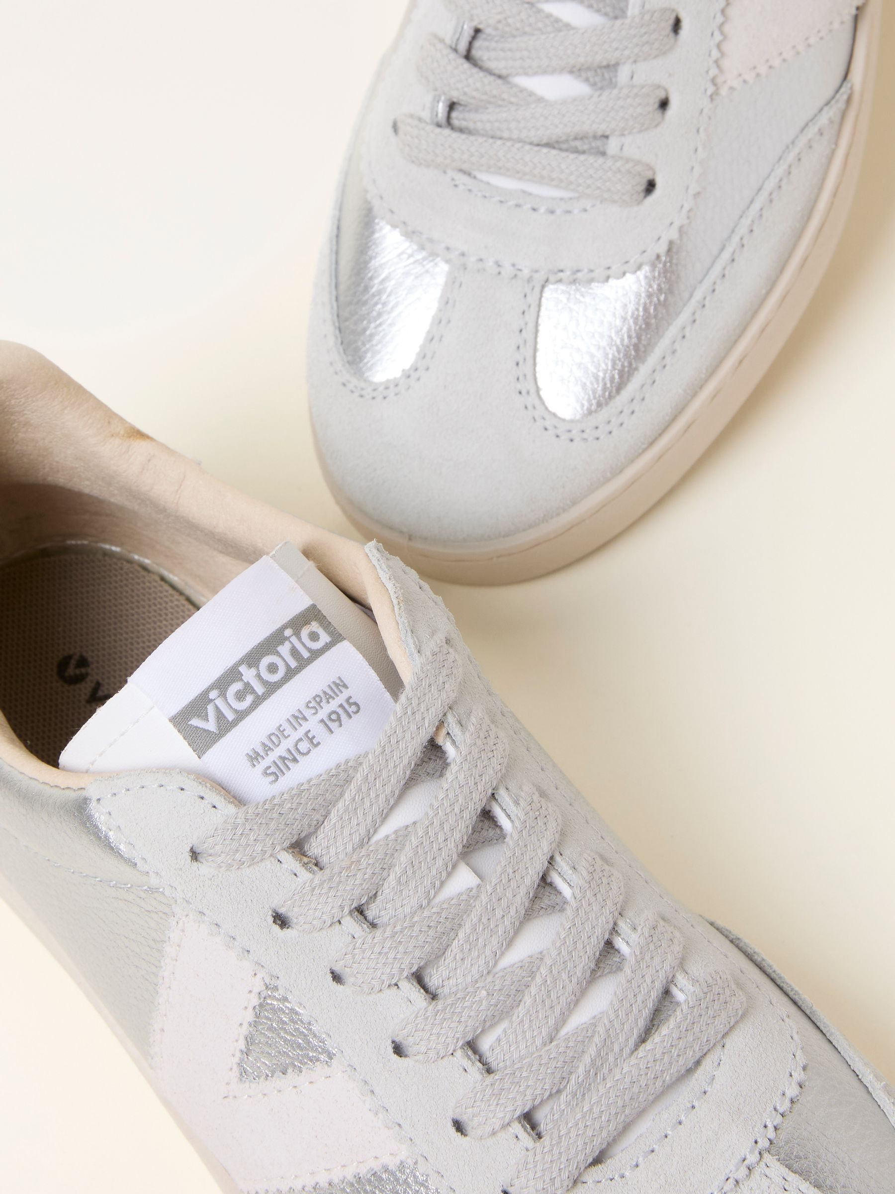 Silver Victoria Silver Berlin Trainers - Image 2 of 3