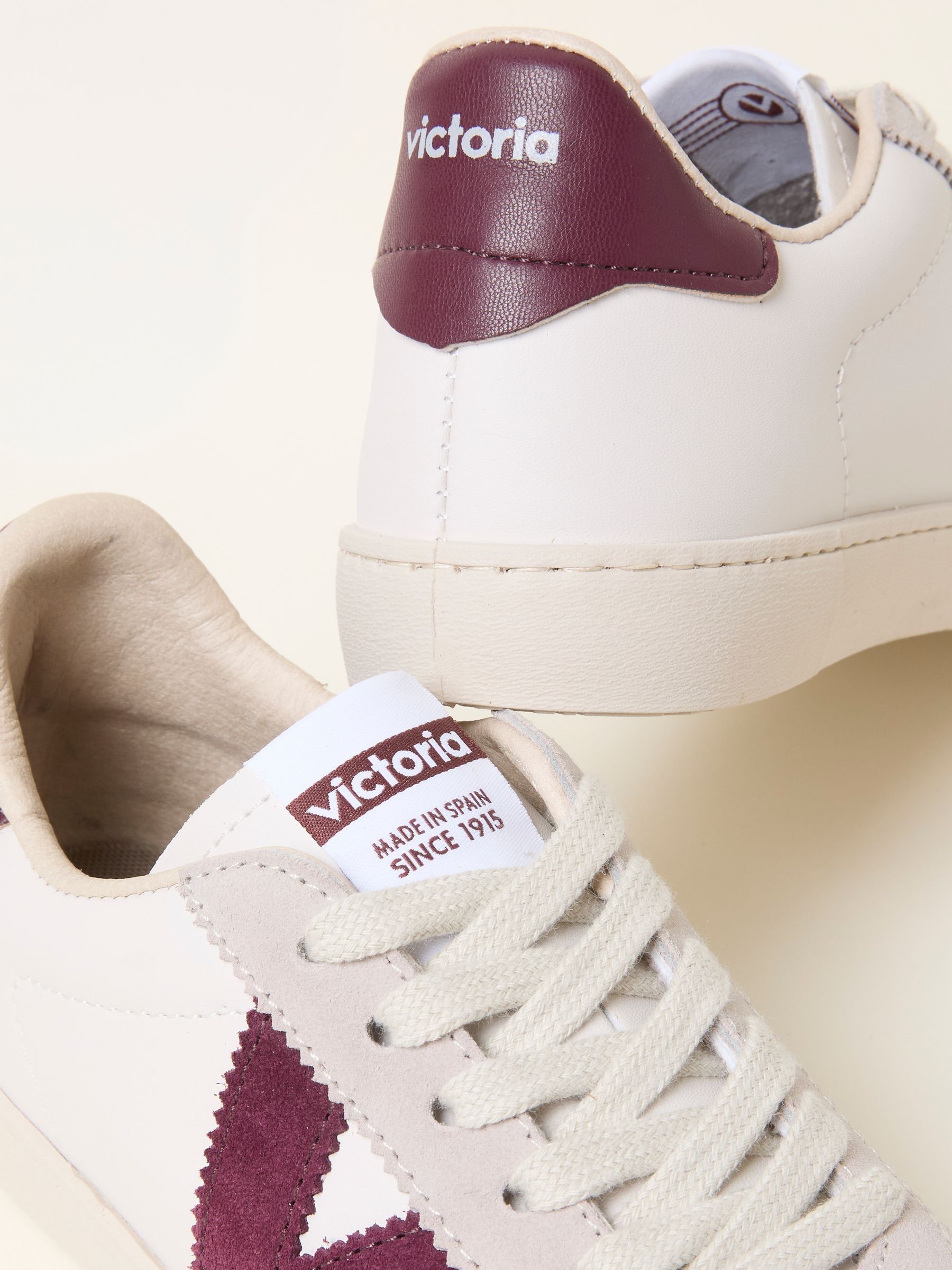 Burgundy Red Victoria Berlin Trainers - Image 2 of 3