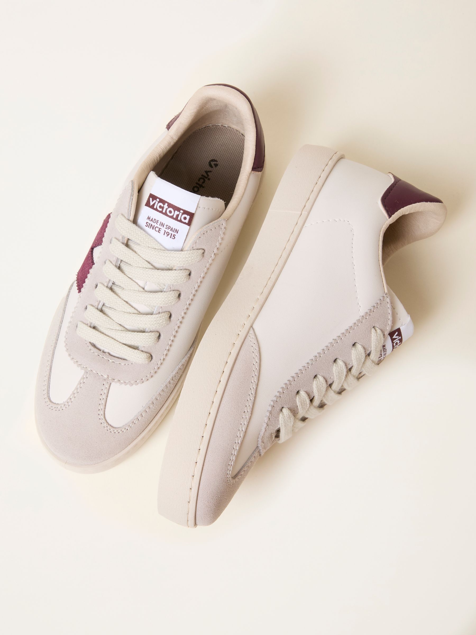 Burgundy Red Victoria Berlin Trainers - Image 3 of 3