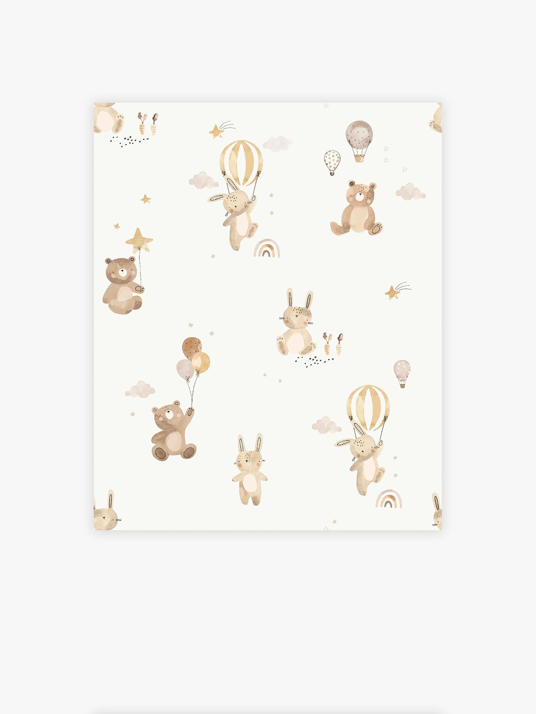 Next Neutral A4 Watercolour Bunny & Bear Sample - Image 2 of 4