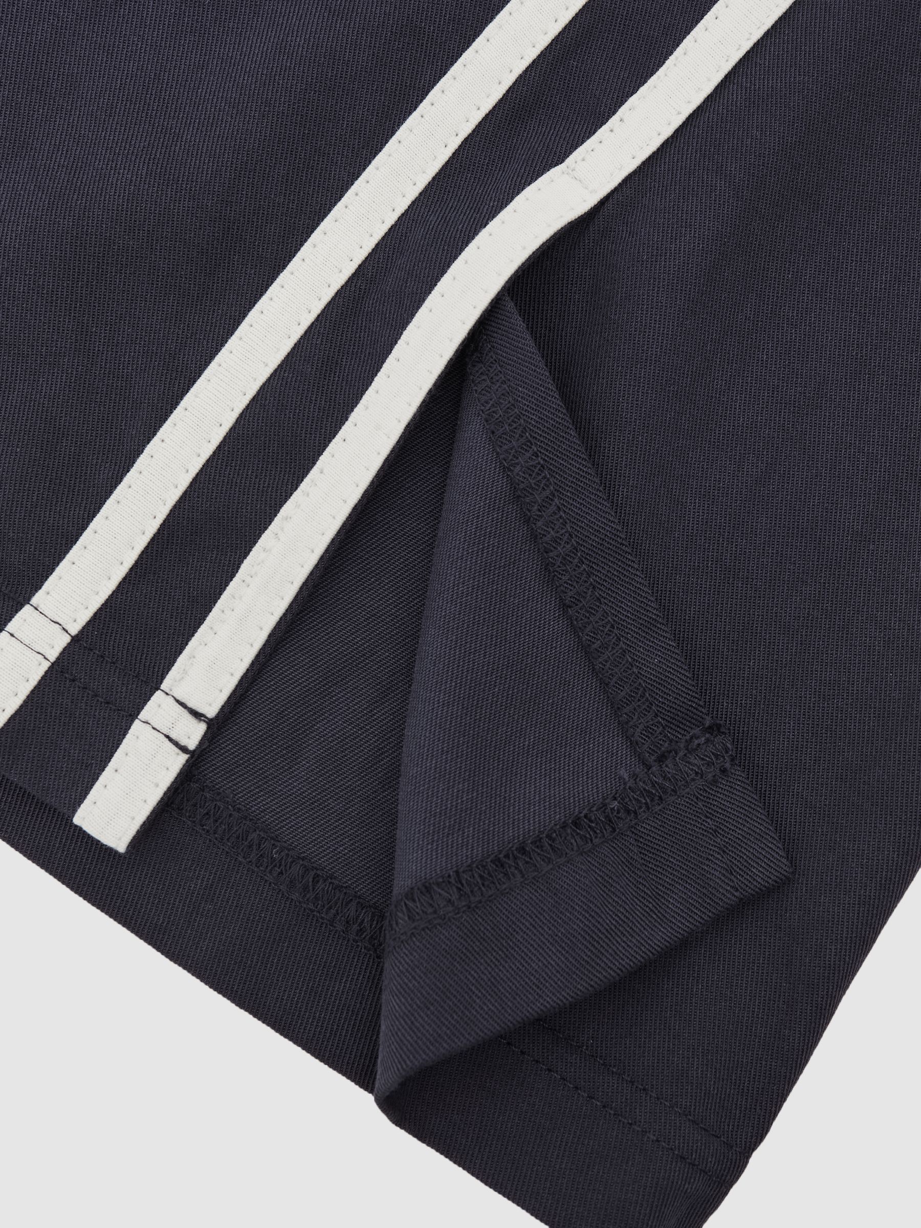 The Upside Side-Stripe Jersey Joggers in Navy - Image 5 of 5