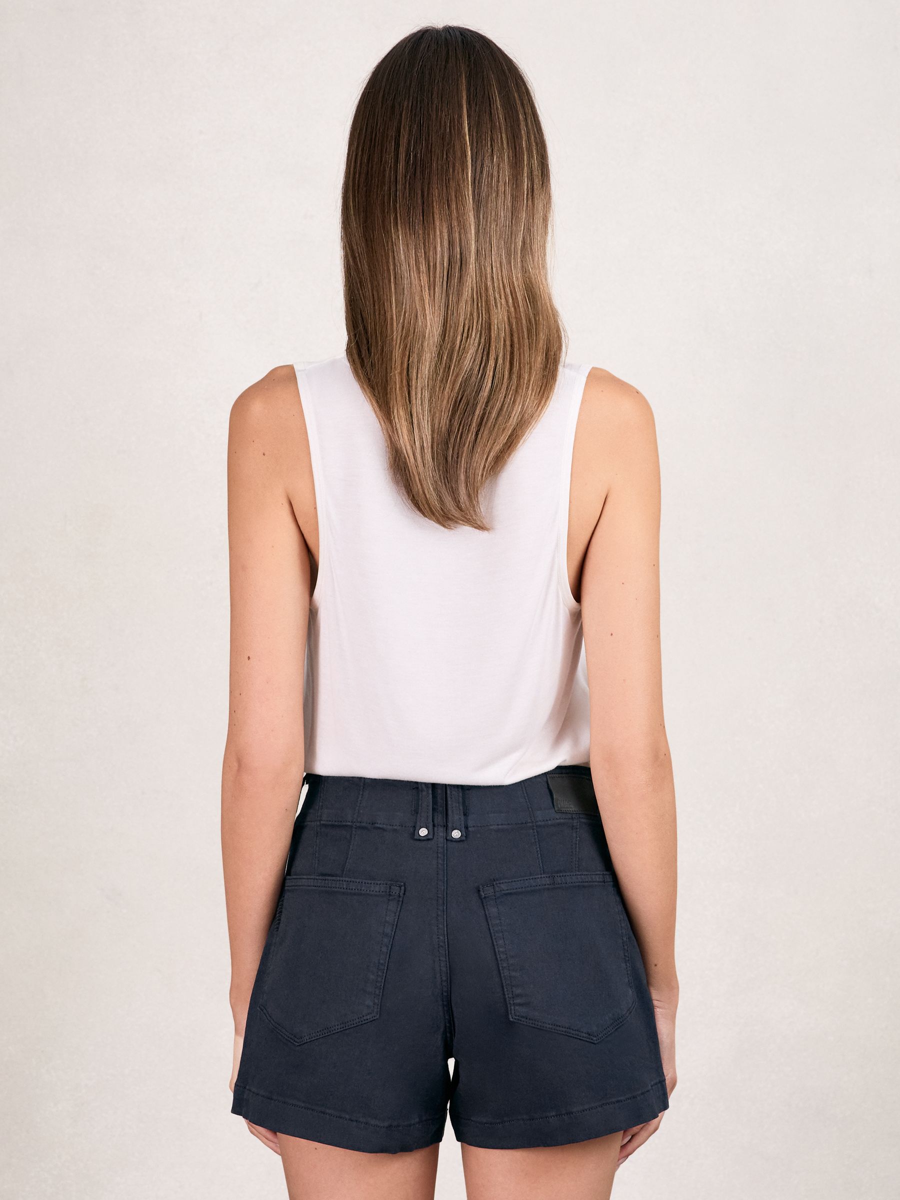 Paige Cargo Shorts in Navy - Image 4 of 5