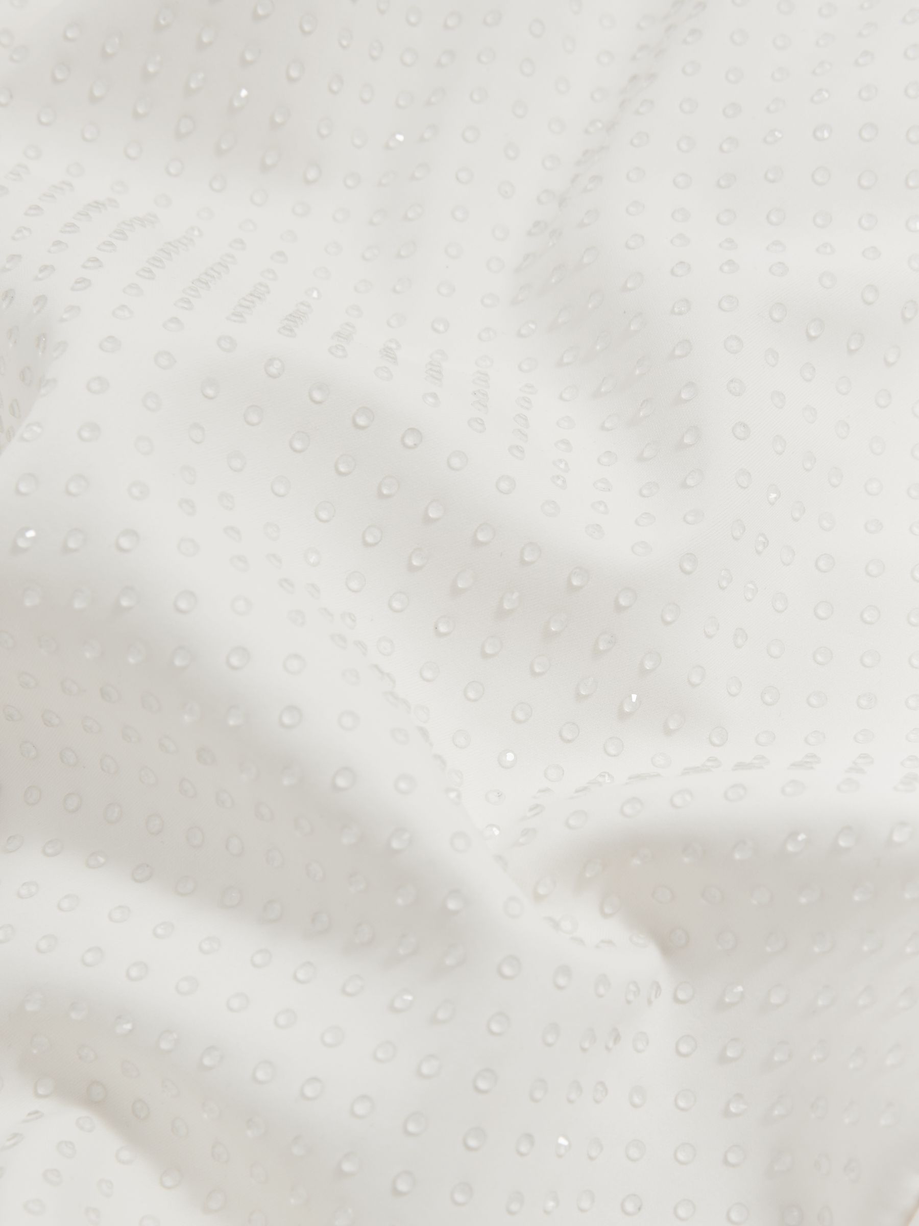 Good American Scuba Crystal Midi Dress in White - Image 5 of 5