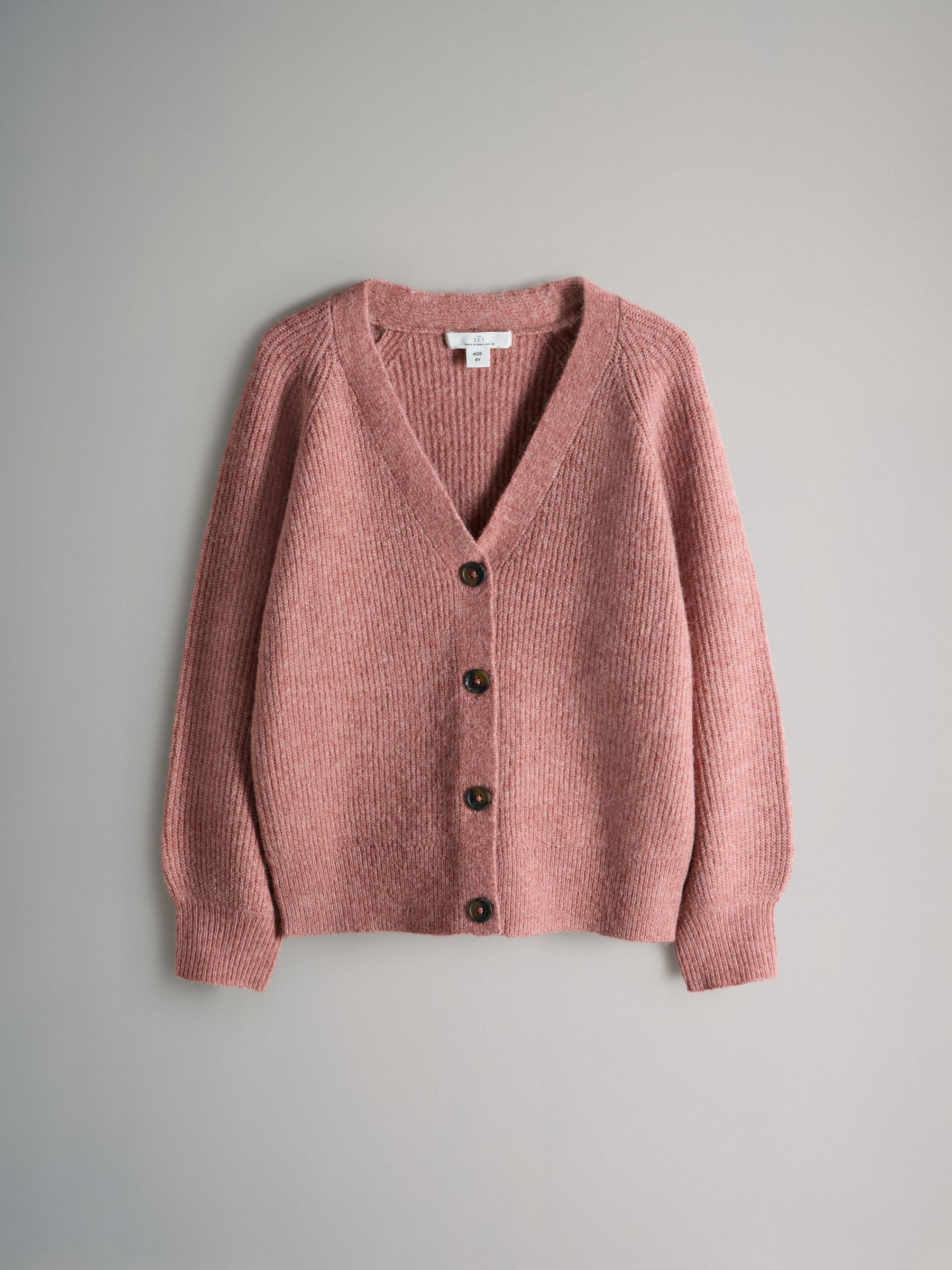 2 Pack V-Neck Ribbed Knit Cardigans - Image 3 of 5