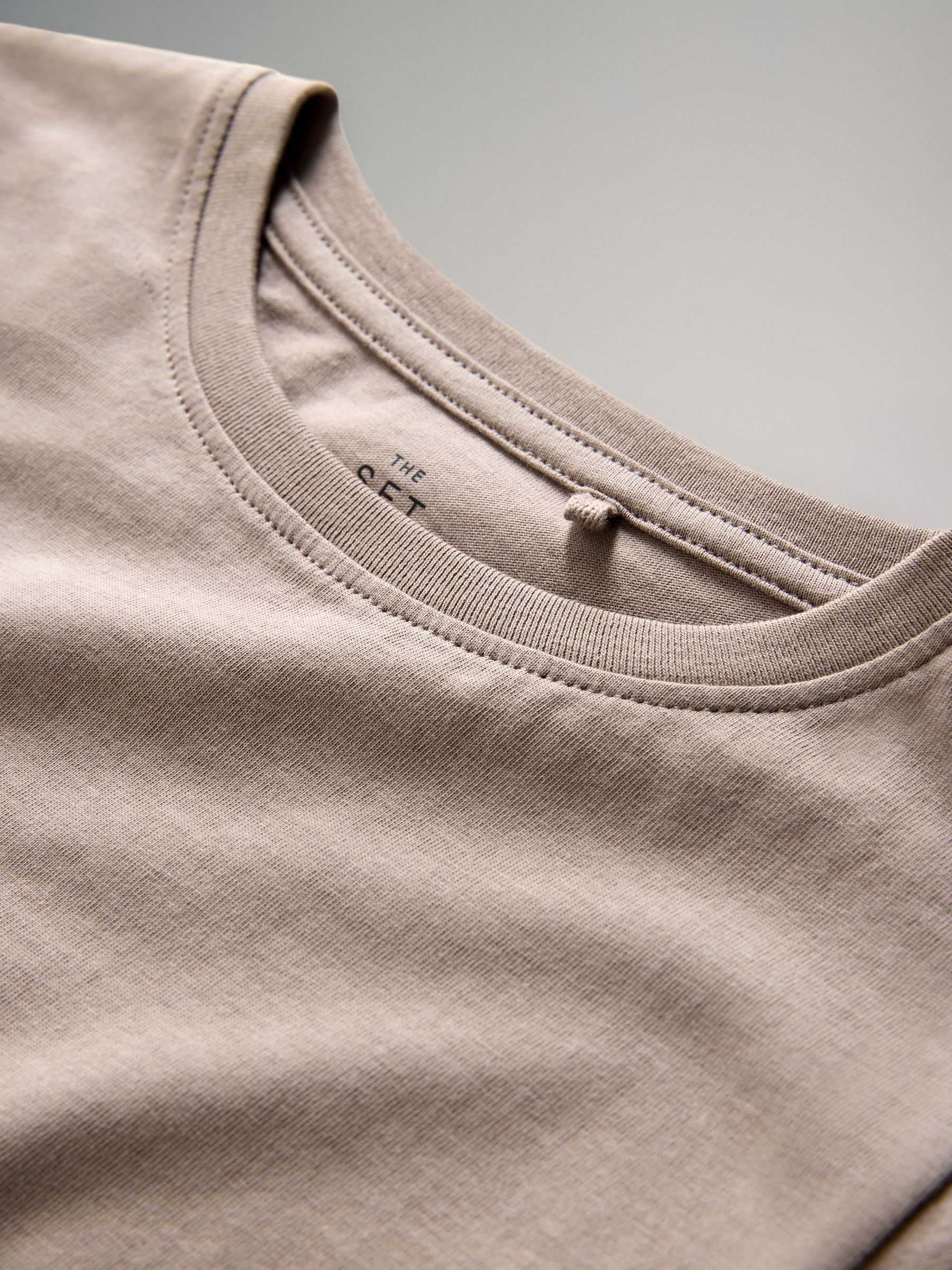 Pink/Cream/Brown 3 Pack Long Sleeve Cotton Jersey T-Shirt and Woven Bottom Pyjamas Set - Image 6 of 6