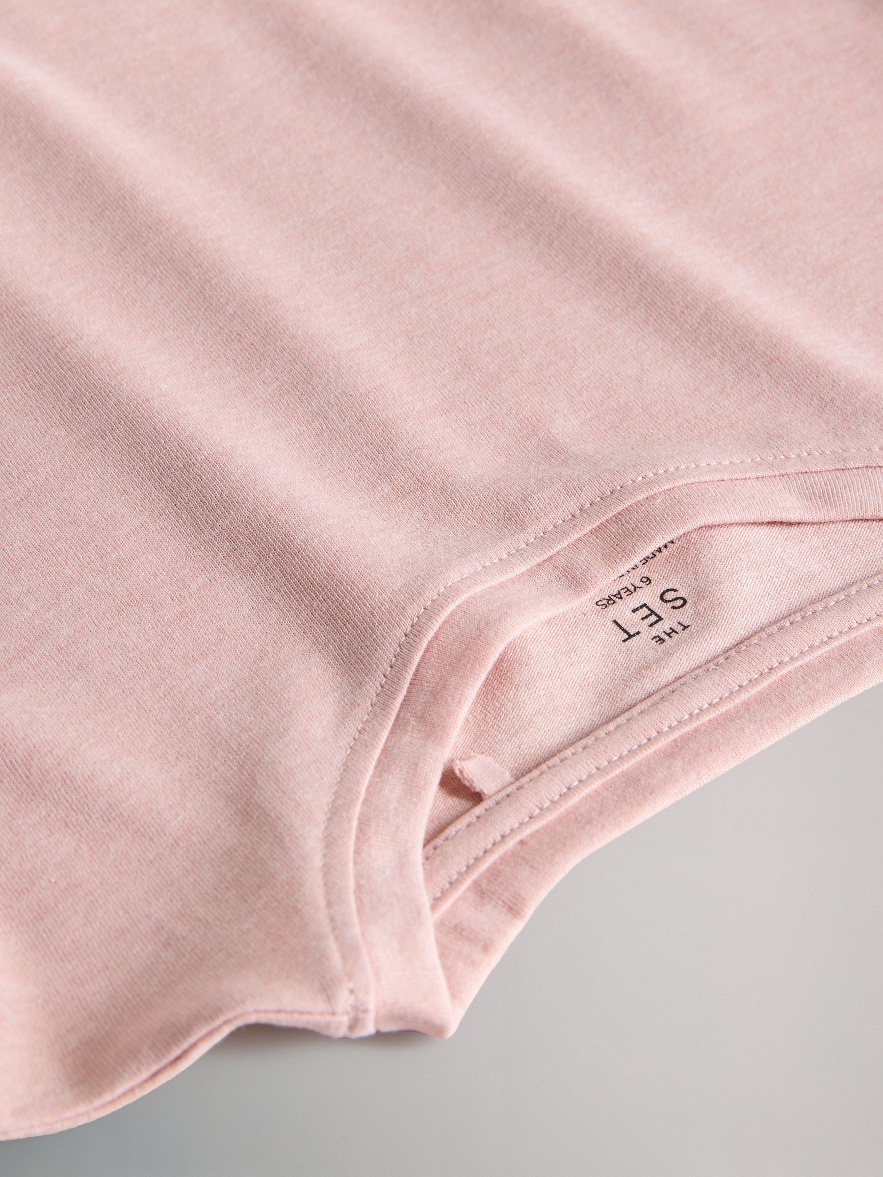 Black/Brown/Grey/Pink/Cream/White 10 Pack Regular Short Sleeve Cotton Blend T-Shirts - Image 4 of 4 Black/Brown/Grey/Pink/Cream/White 10 Pack Regular Short Sleeve Cotton Blend T-Shirts - Image 4 of 4