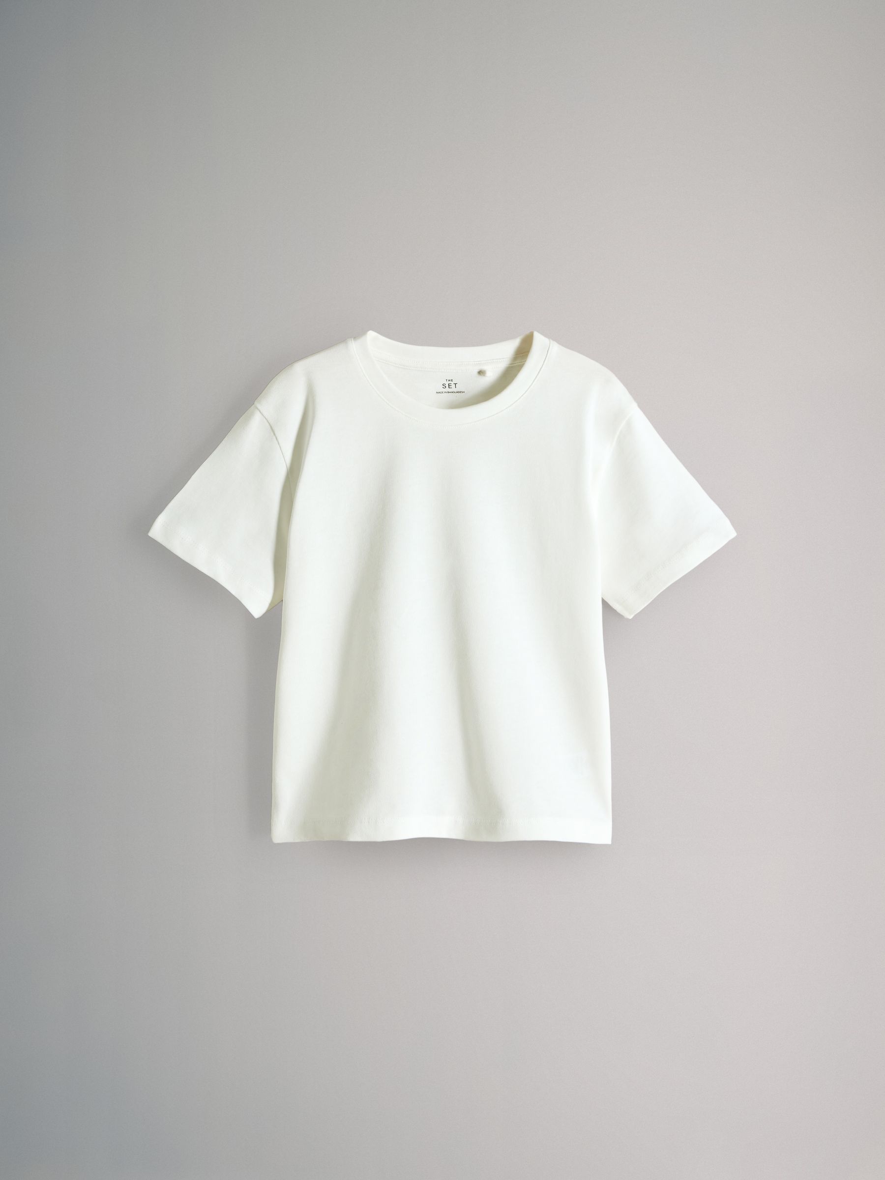 Navy/Blue/White/Stripe - 4 Pack Oversized Short Sleeve Heavyweight Cotton T-Shirts - Image 2 of 7