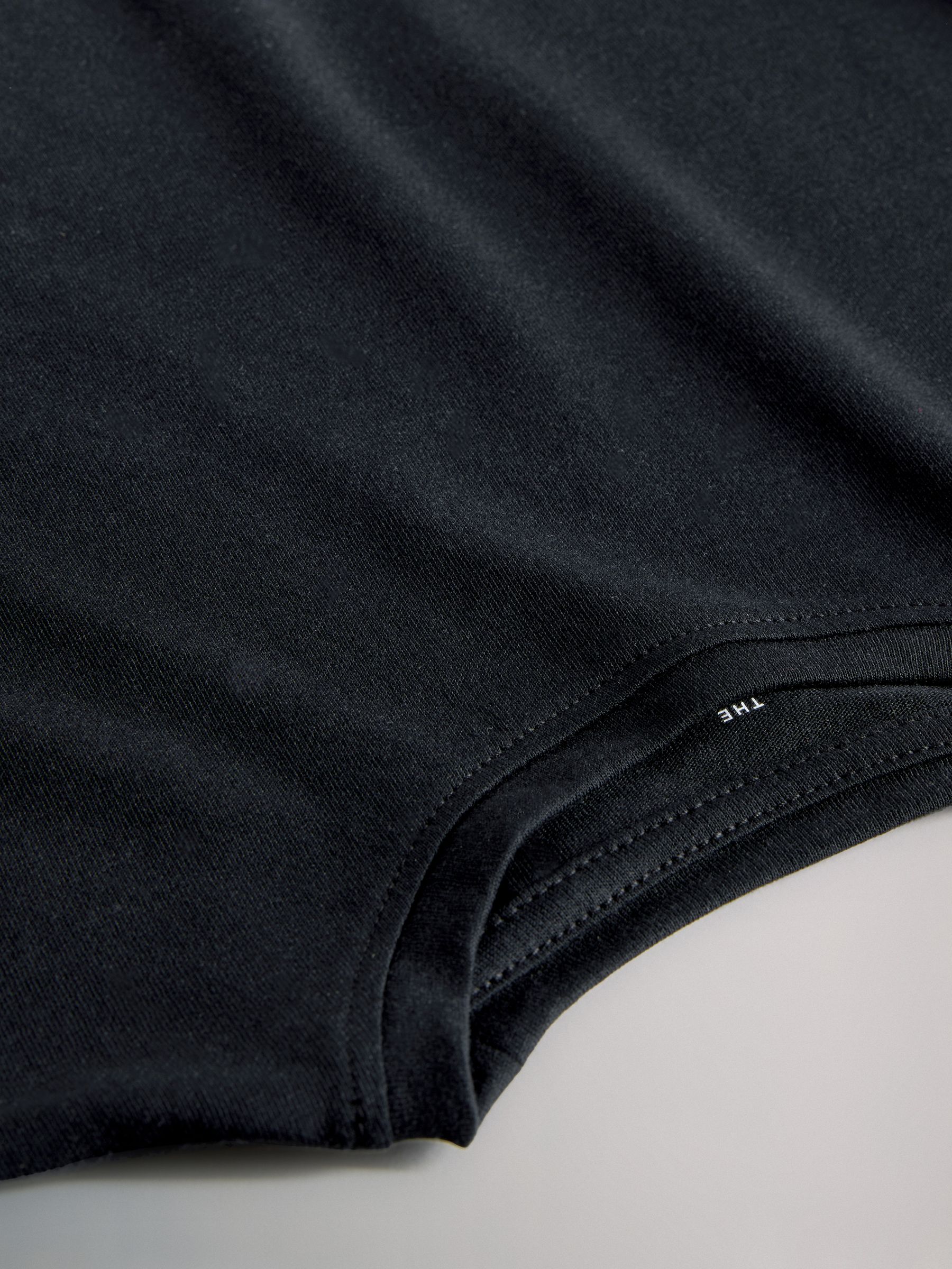 Black/Grey/Cream/White/Khaki/Brown 10 Pack Regular Short Sleeve Cotton Blend T-Shirts - Image 5 of 5