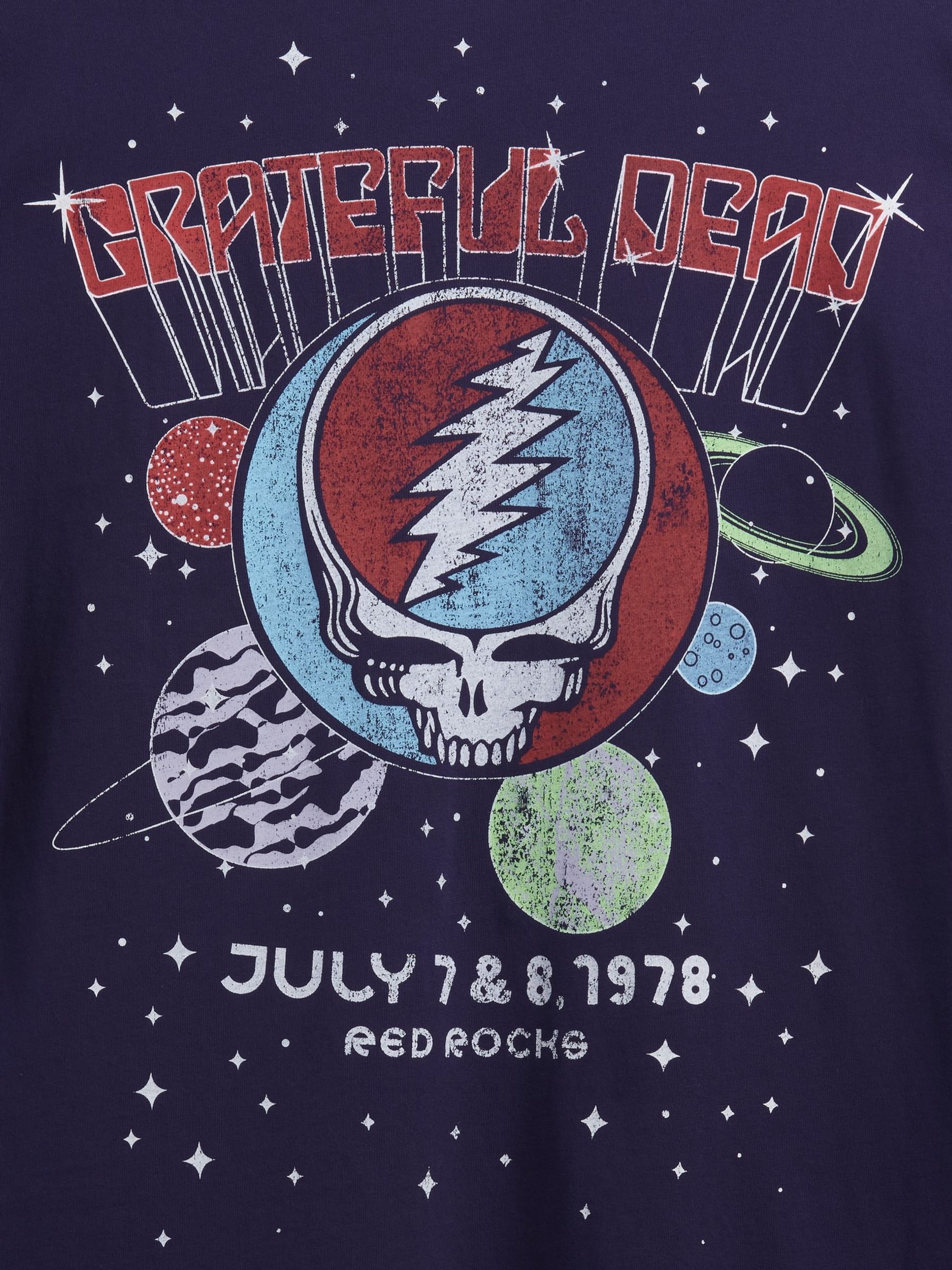 Purple Grateful Dead Relaxed Graphic T-Shirt - Image 4 of 4