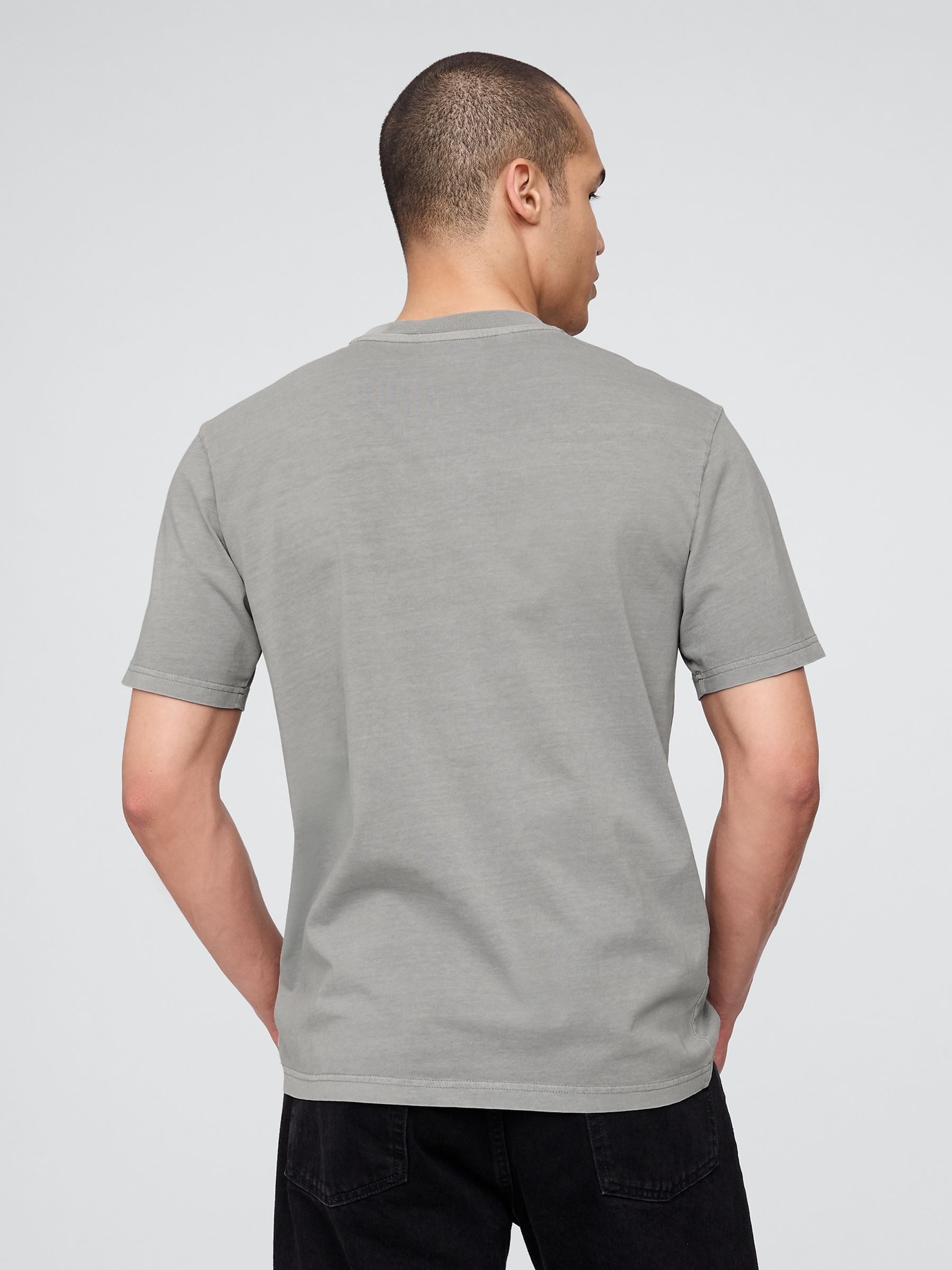 Grey Nas Relaxed Graphic T-Shirt - Image 2 of 5