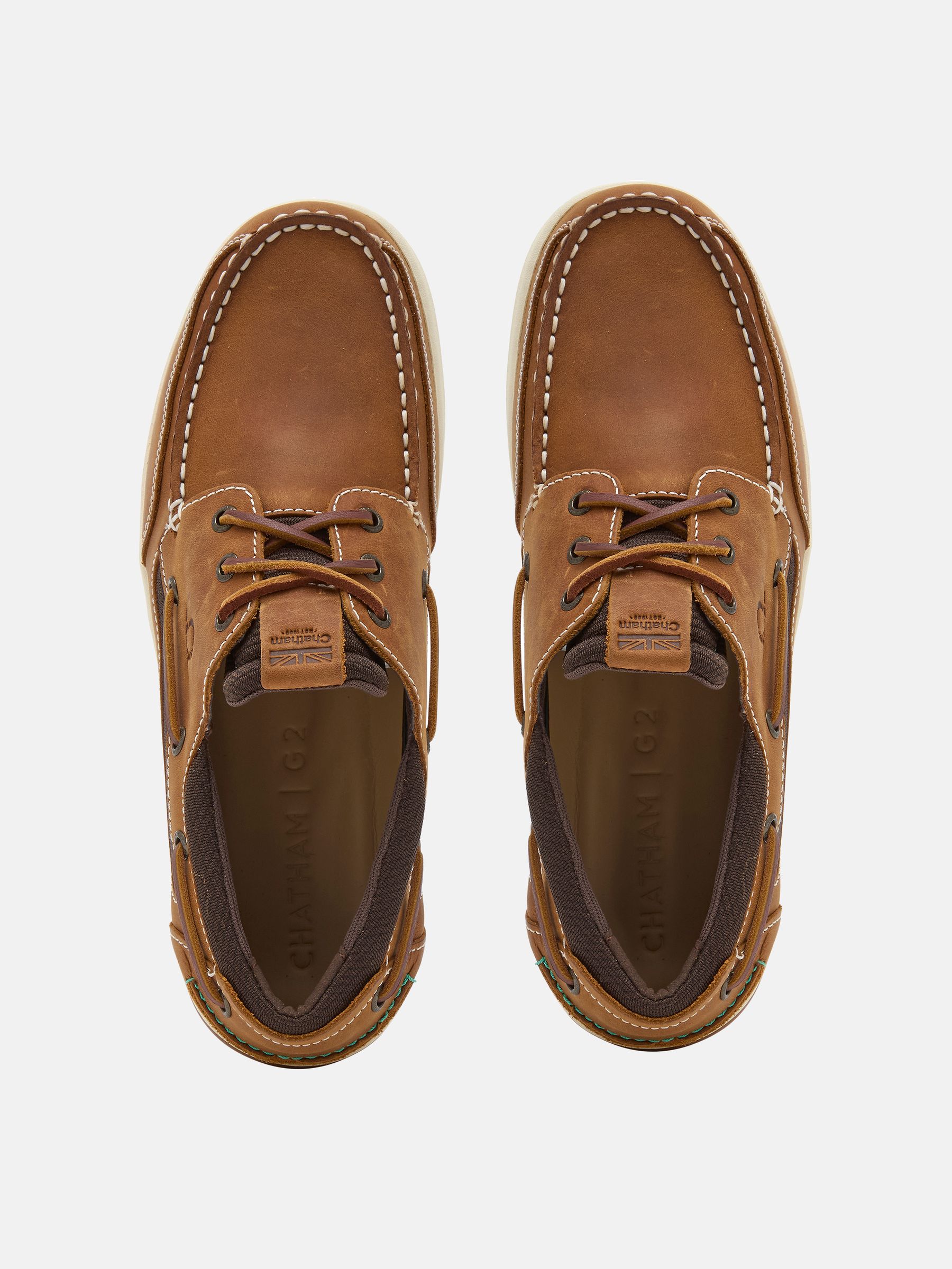 Chatham Brown Bermuda II G2 Boat Shoes - Image 3 of 4