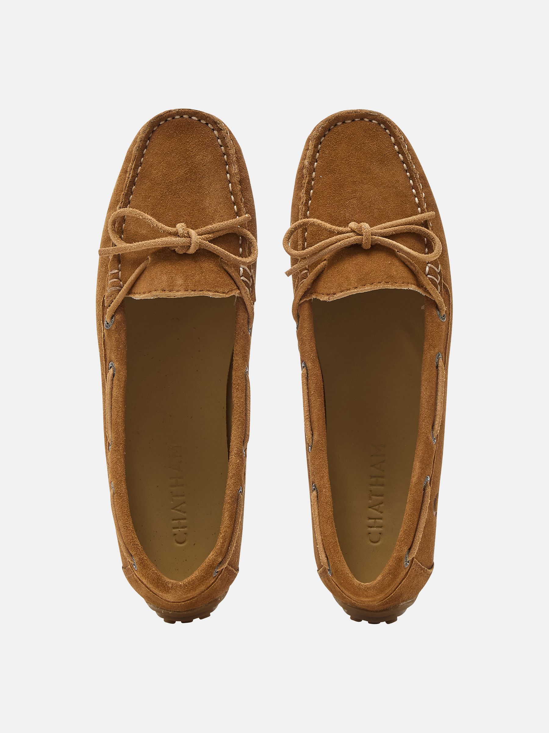 Chatham Tan Brown Lustleigh Boat Shoes - Image 4 of 4