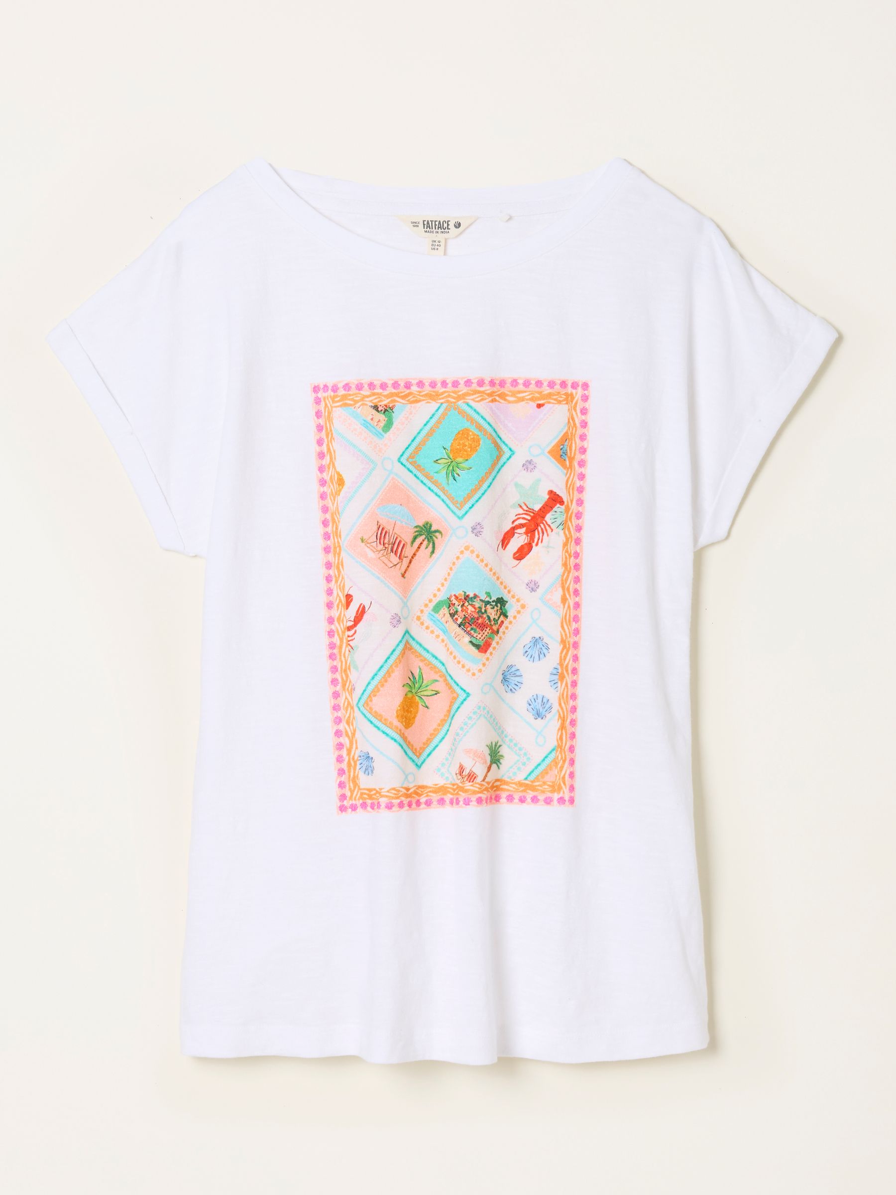 Ivy White Postcard Graphic T-Shirt - Image 1 of 1