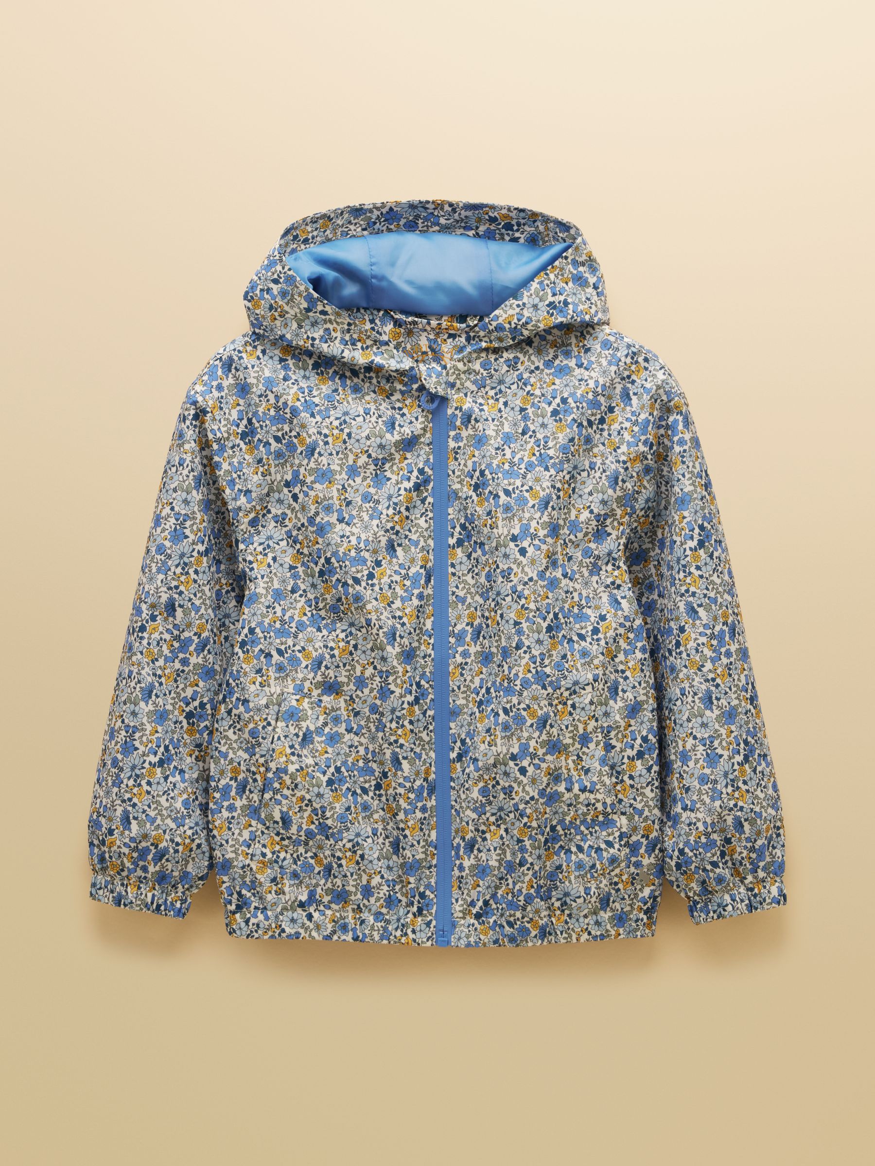 Blue Printed Raincoat - Image 1 of 5