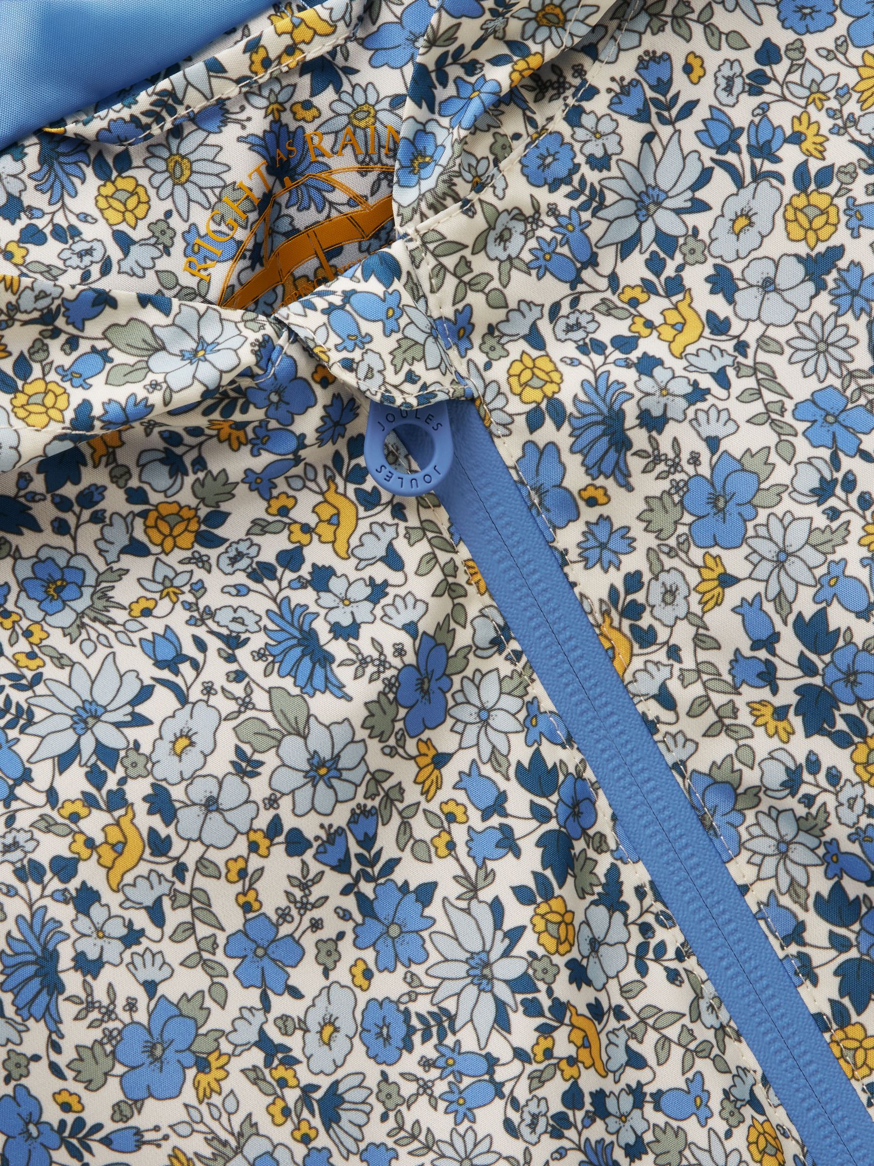 Blue Printed Raincoat - Image 4 of 5