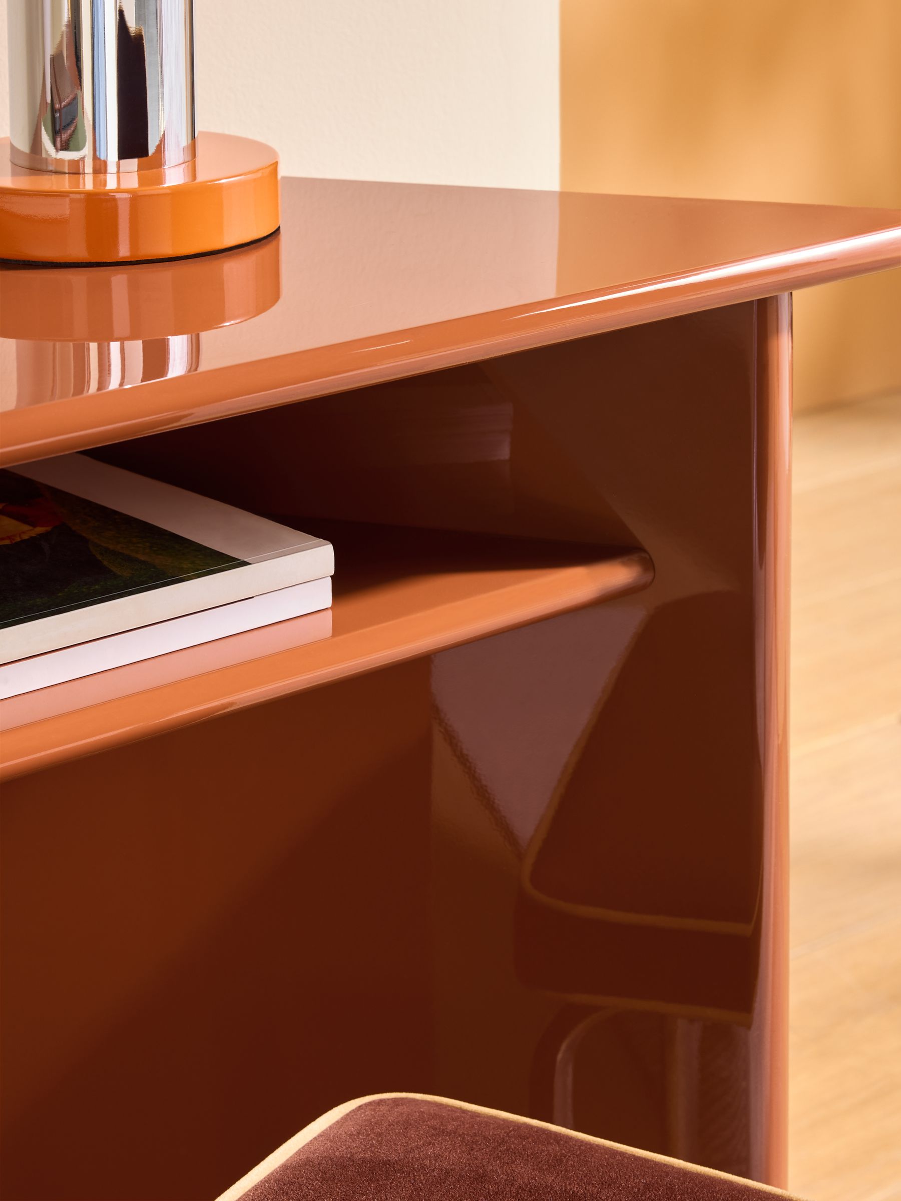 Ingrid Console Table in Orange - Image 3 of 3