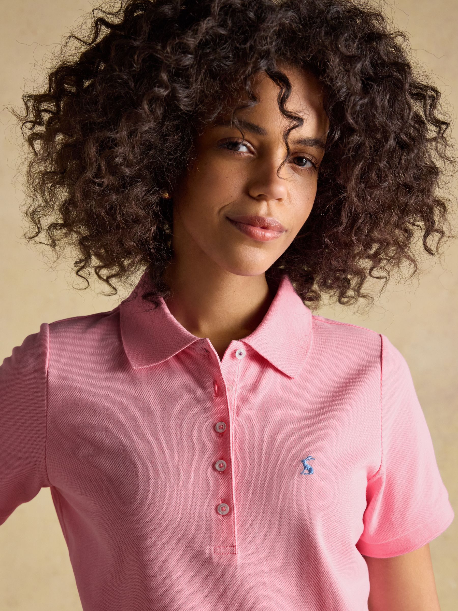 Woody Pink Cotton Pique Short Sleeve Polo Shirt - Image 3 of 9