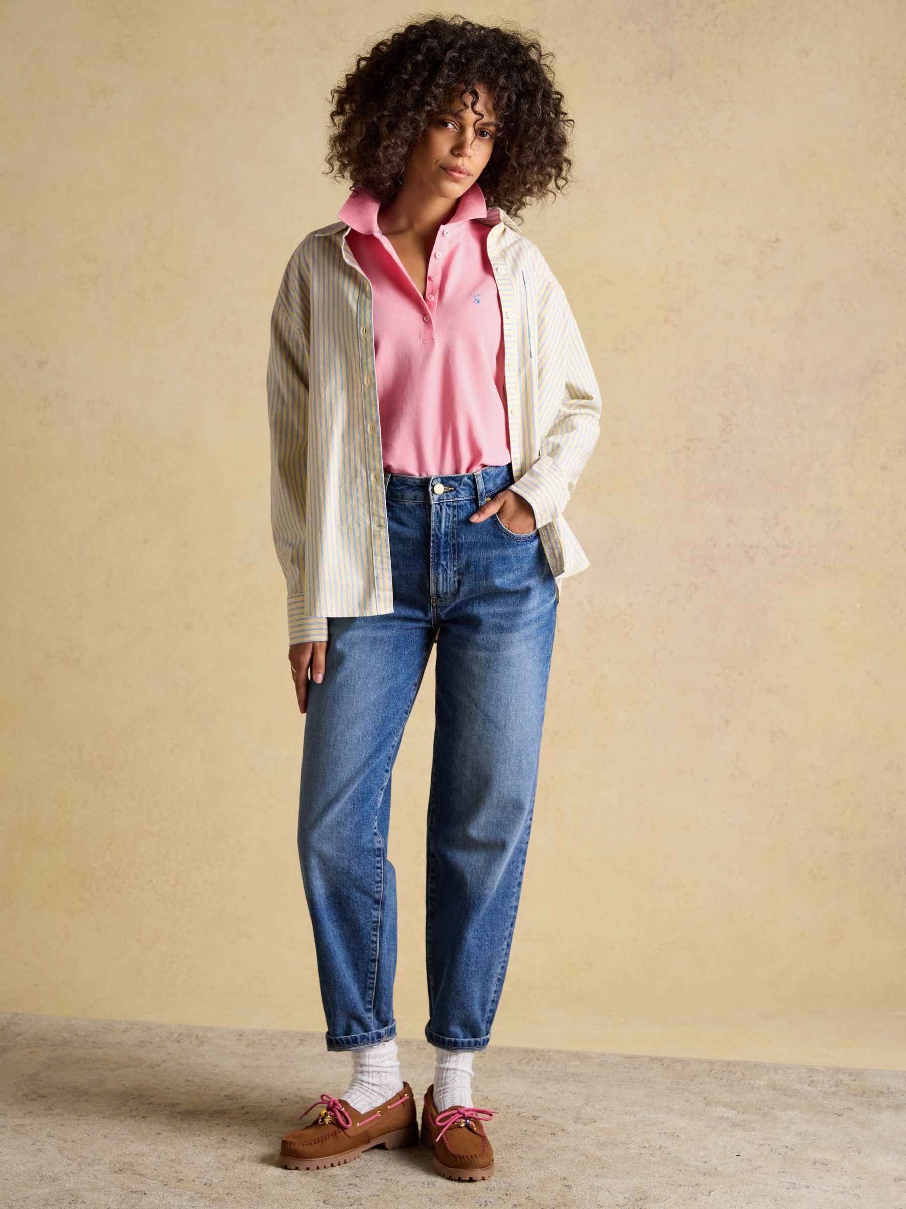 Woody Pink Cotton Pique Short Sleeve Polo Shirt - Image 5 of 9