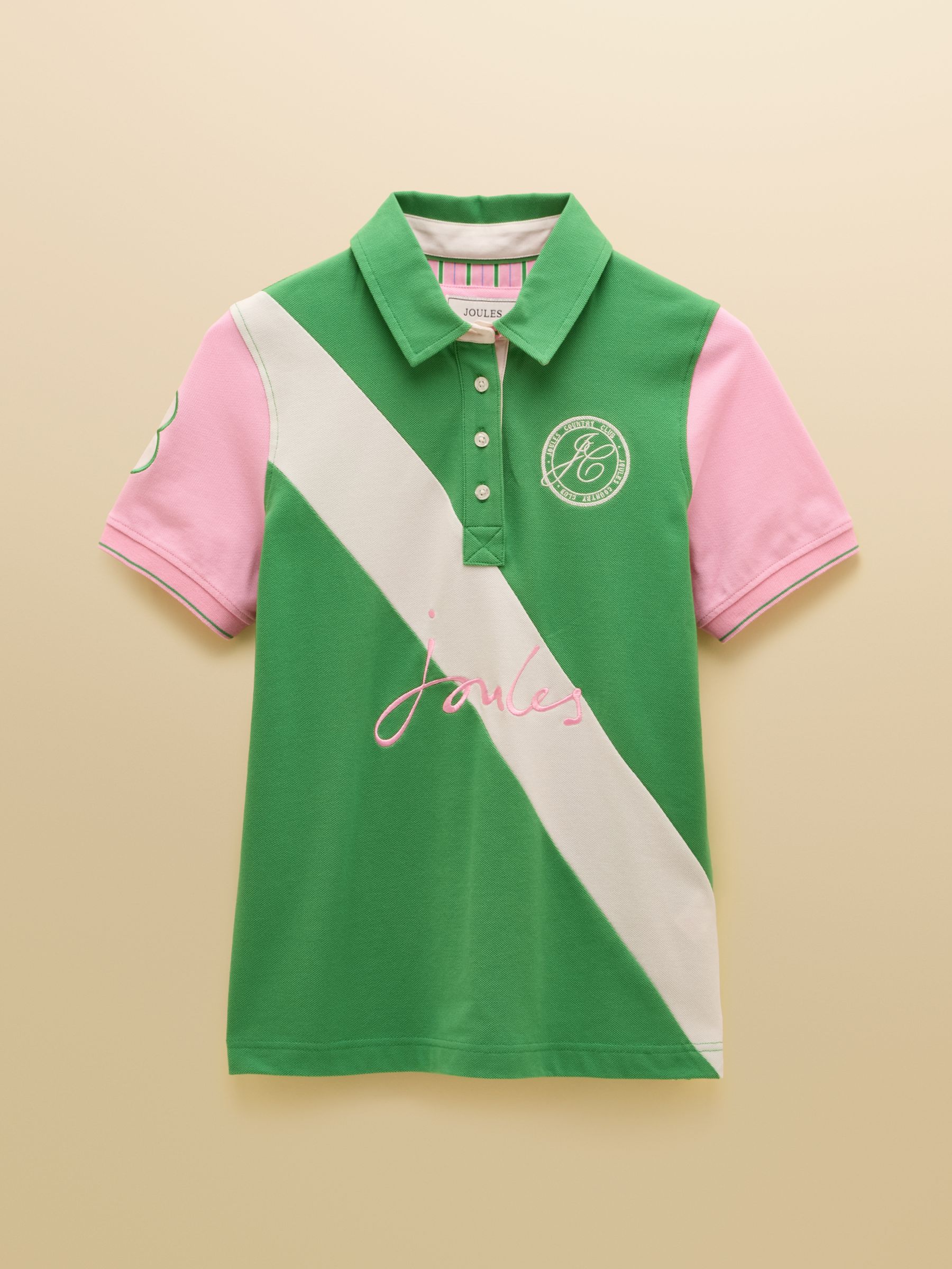 Beaufort Green Embroidered Short Sleeve Polo Shirt - Image 11 of 11