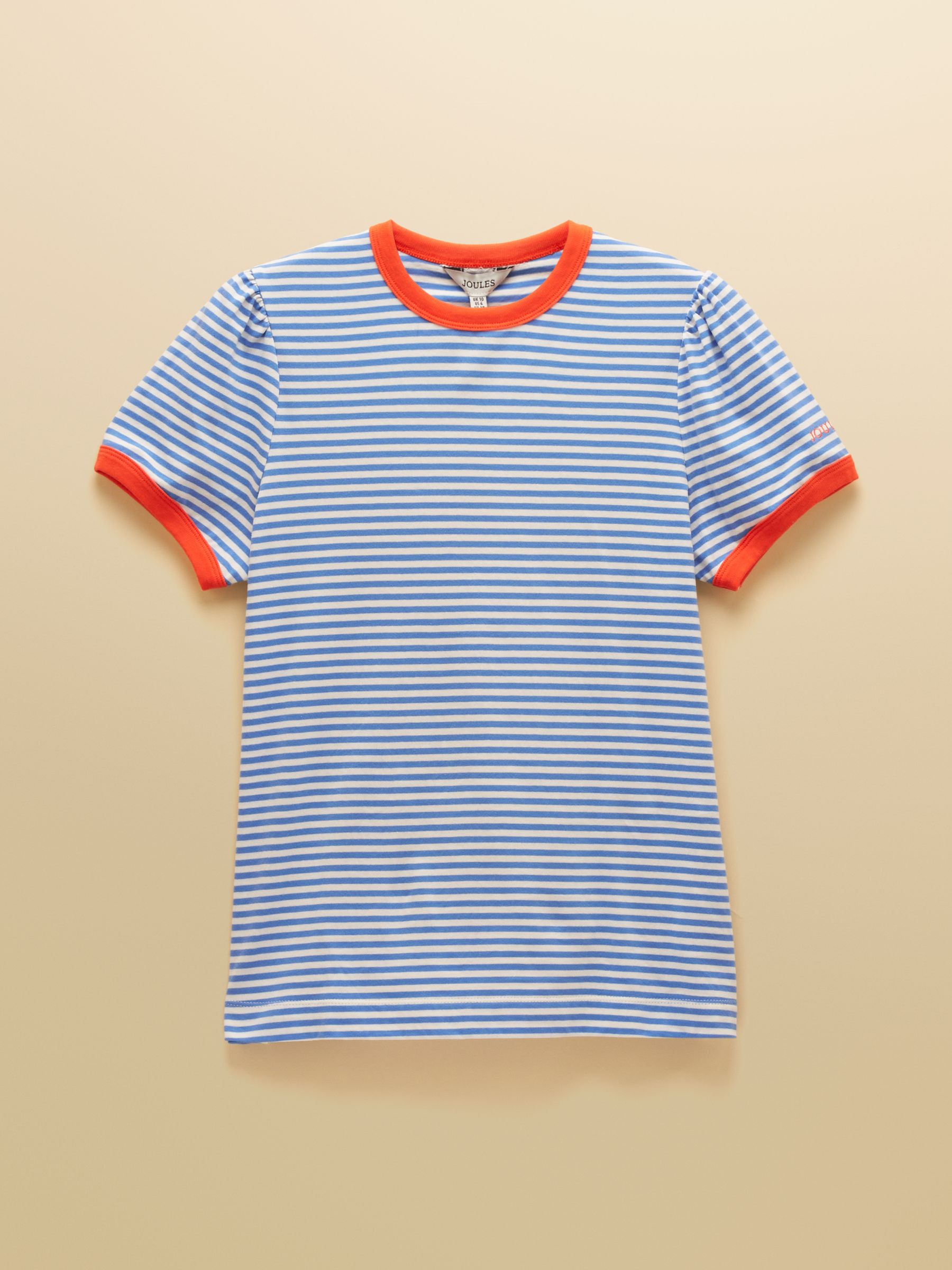 Erin Blue Stripe Short Sleeve Jersey T-Shirt - Image 6 of 6