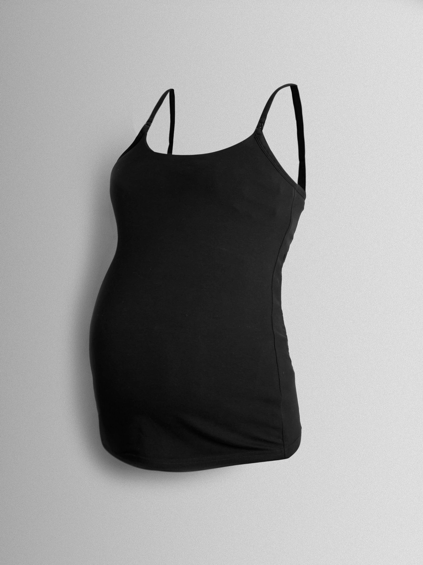 Black 2-Pack Maternity & Nursing Vest Tops - Image 2 of 5