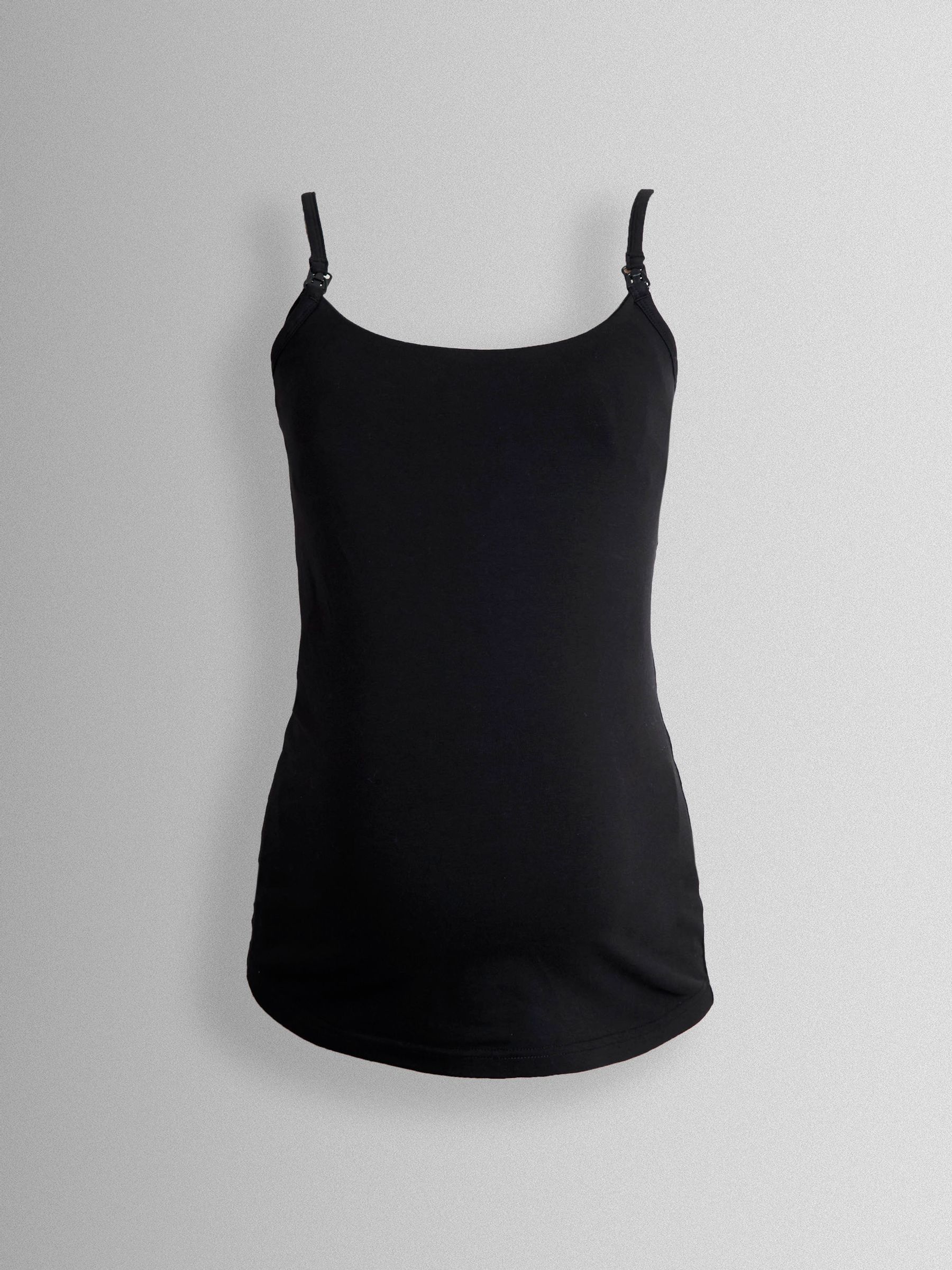 Black 2-Pack Maternity & Nursing Vest Tops - Image 3 of 5