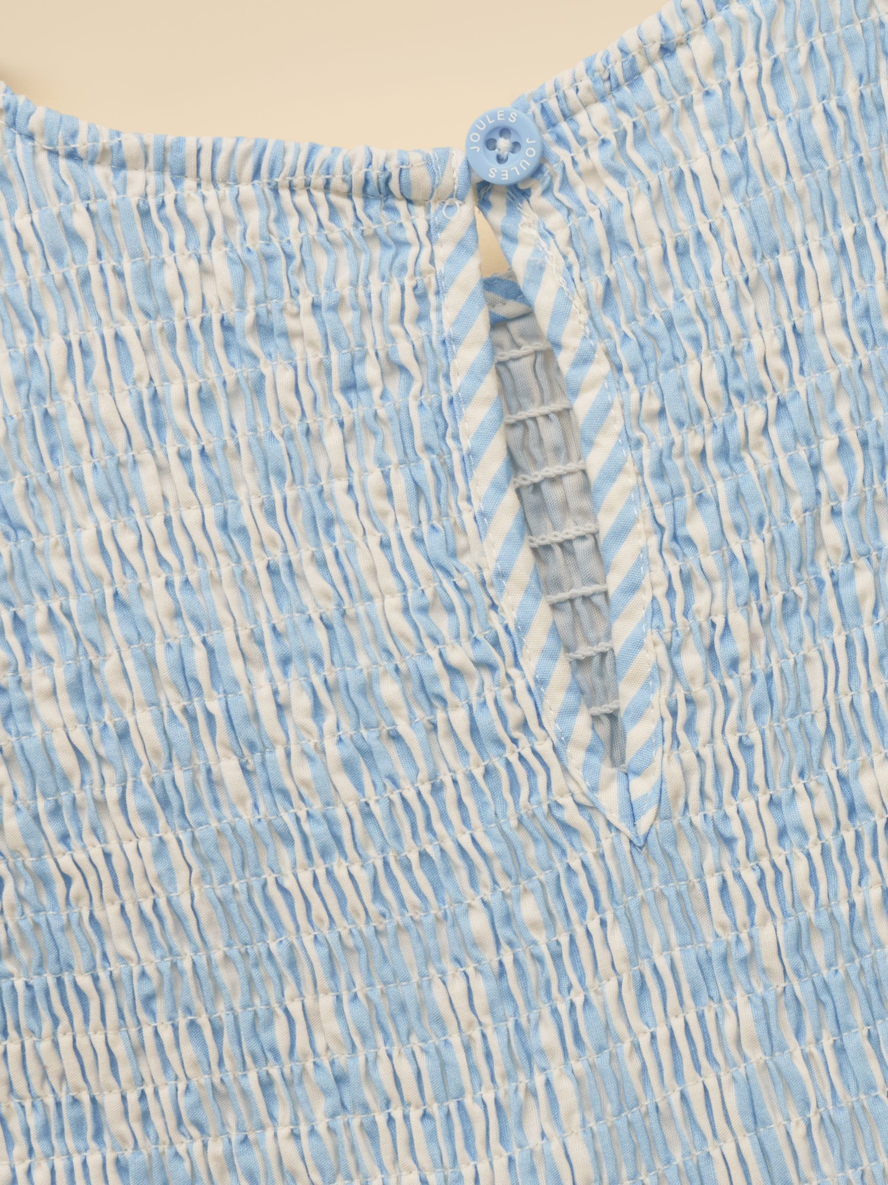 Girls' Jenna Blue Scene Woven Sleeveless Midi Dress - Image 8 of 8
