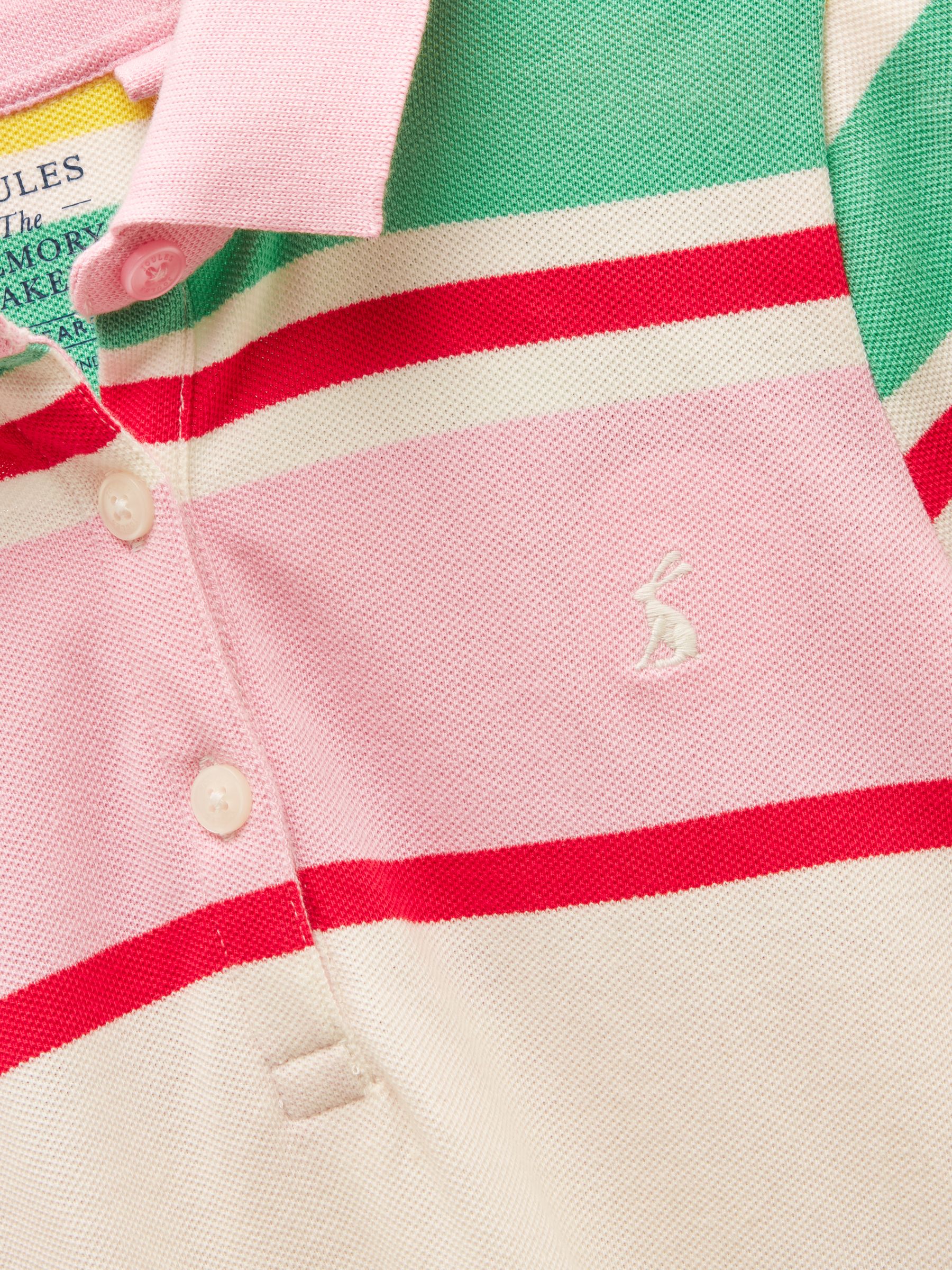 Girls' Multi Stripe Polo Shirt Dress - Image 5 of 7