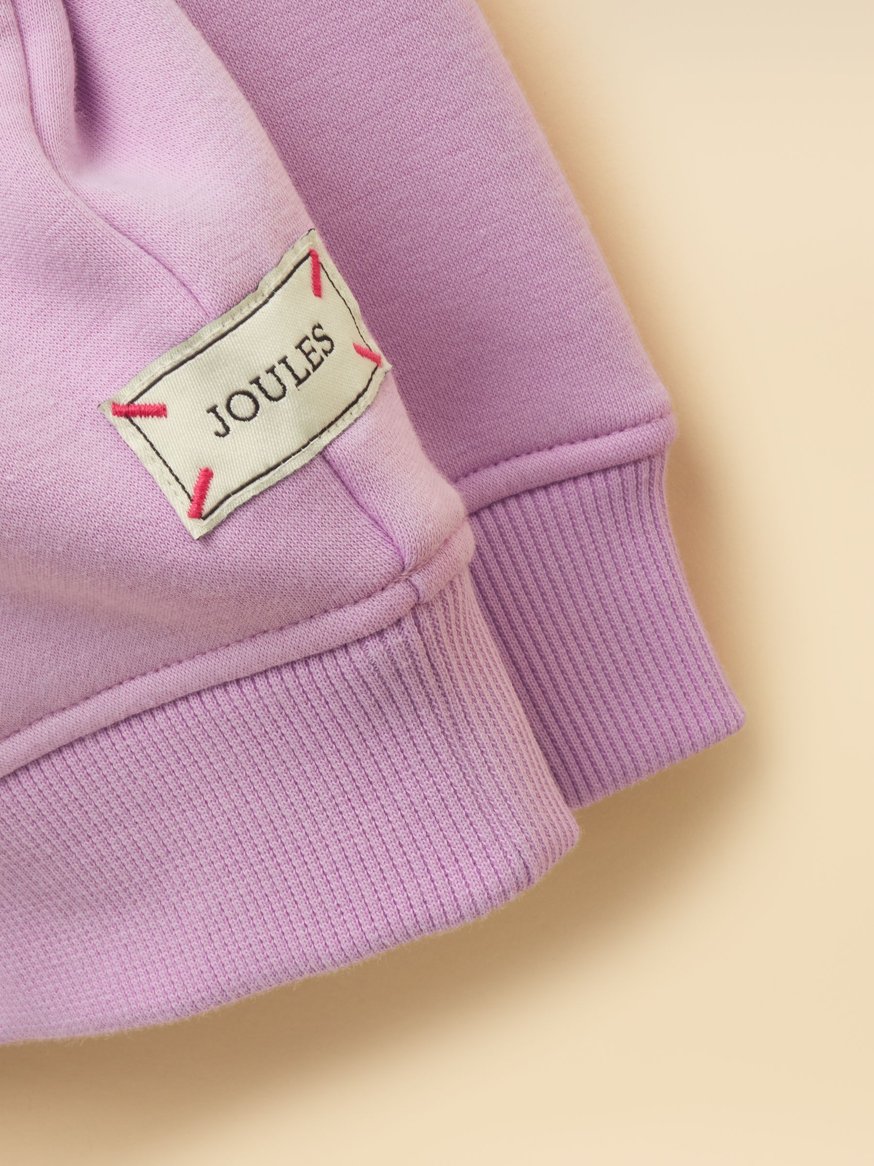 Kids' Mackenzie Lilac Horse Sweatshirt With Faux Faur Lining - Image 4 of 5