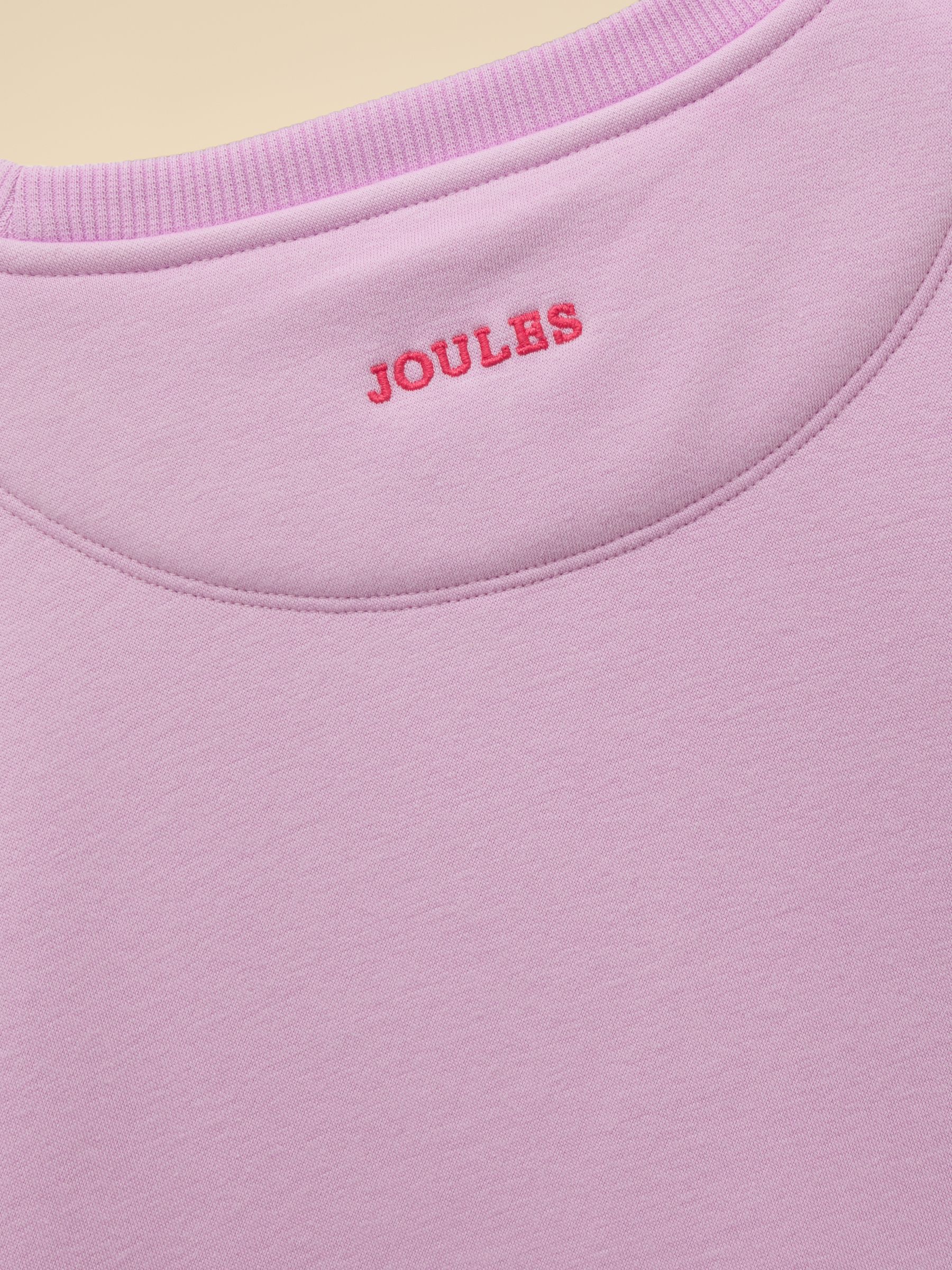 Kids' Mackenzie Lilac Horse Sweatshirt With Faux Faur Lining - Image 5 of 5