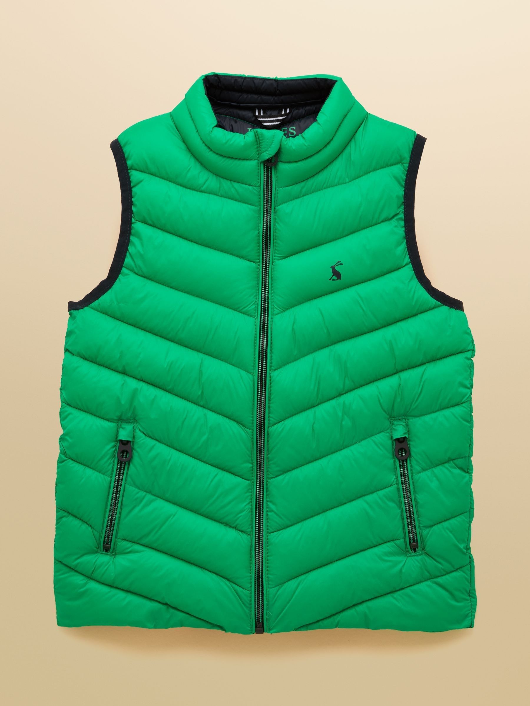 Kids' Crofton Gilet Bright Green Showerproof Padded Gilet - Image 1 of 5