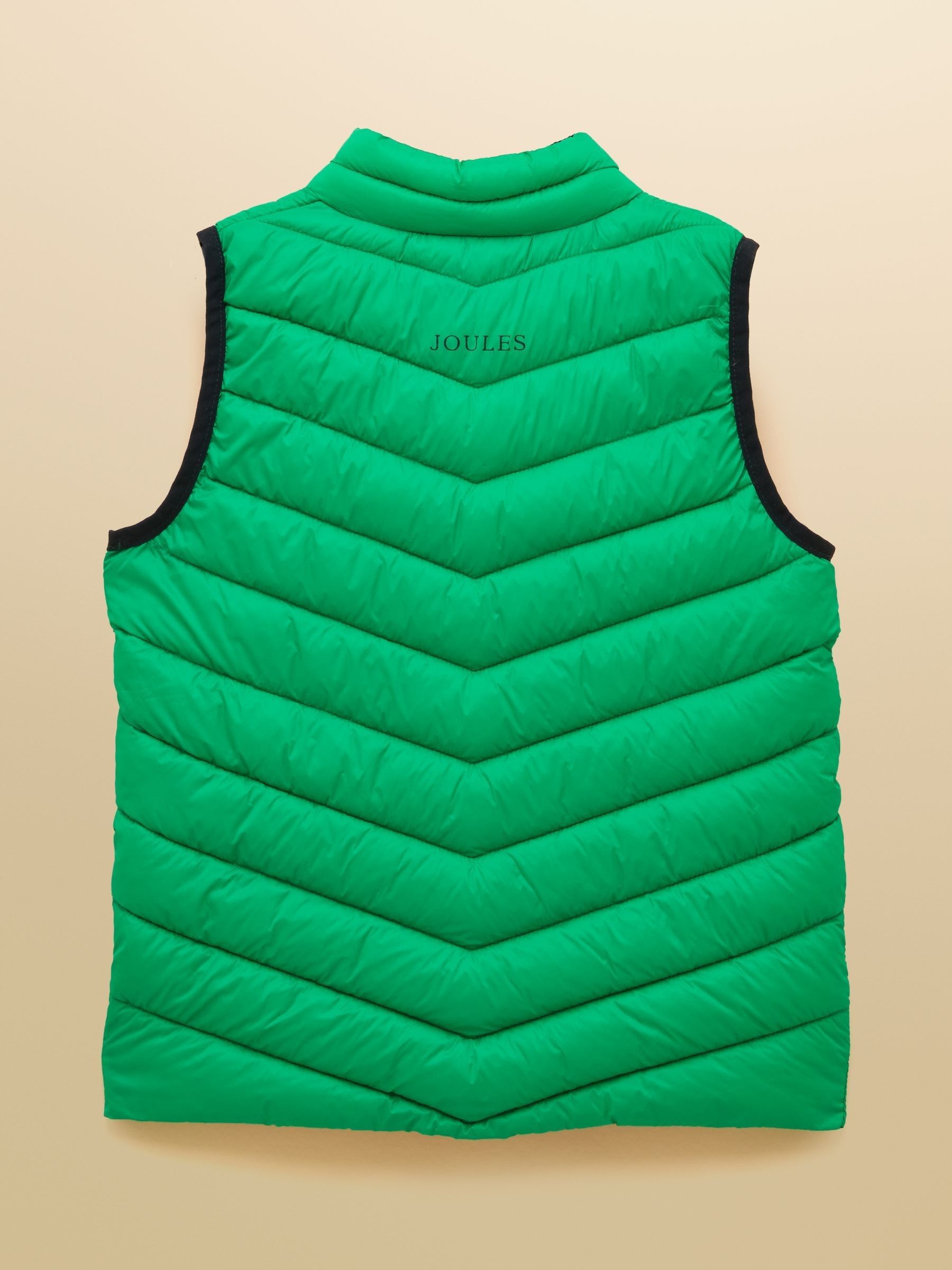 Kids' Crofton Gilet Bright Green Showerproof Padded Gilet - Image 2 of 5