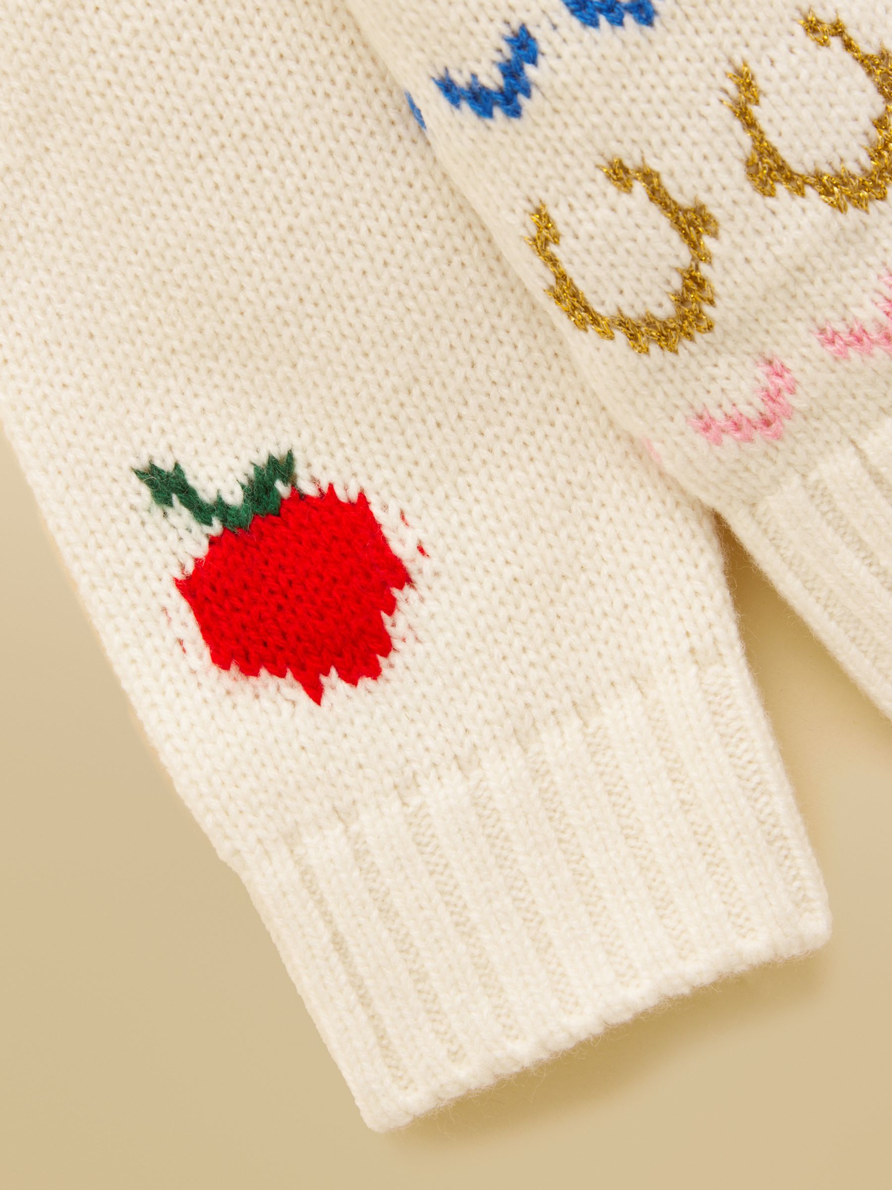 Pippa Cream Horse Cream Horse Knitted Cardigan - Image 4 of 5