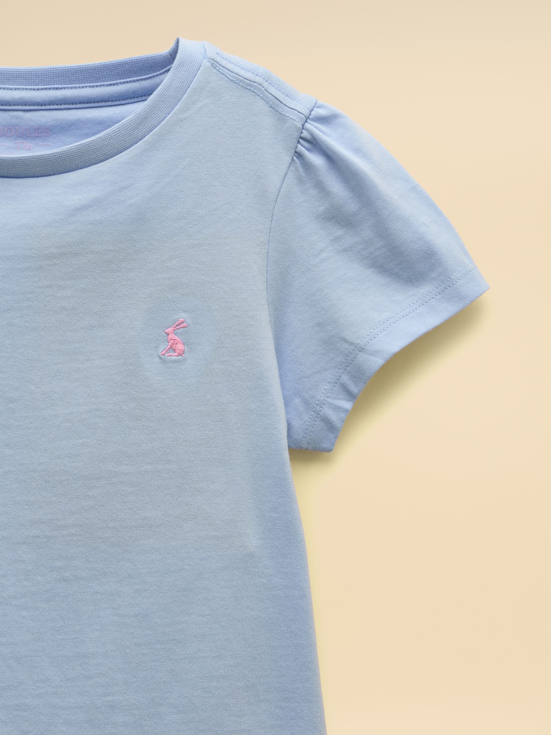 Girls' Let's Go Blue Cotton Short Sleeve T-Shirt - Image 3 of 4