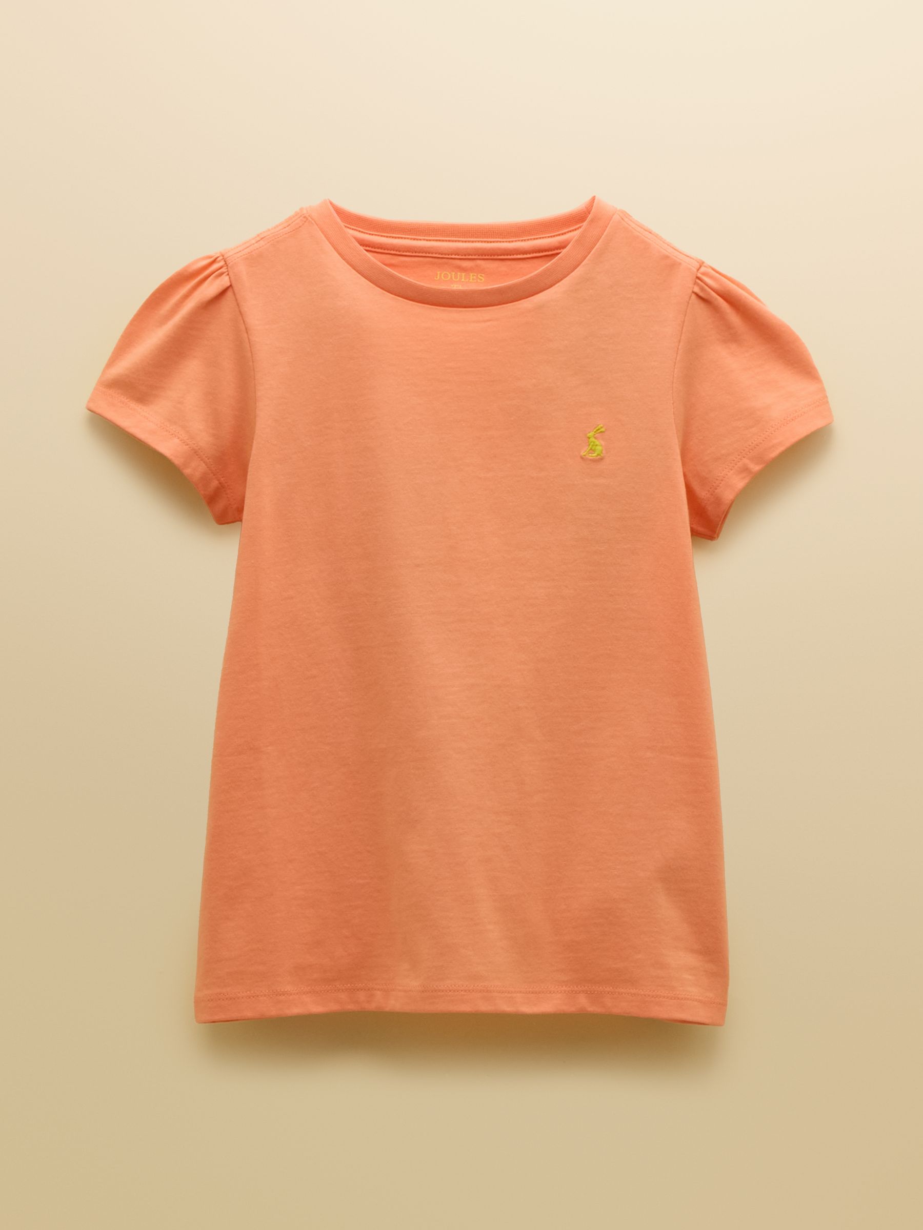 Girls' Let's Go Orange Cotton Short Sleeve T-Shirt - Image 1 of 4