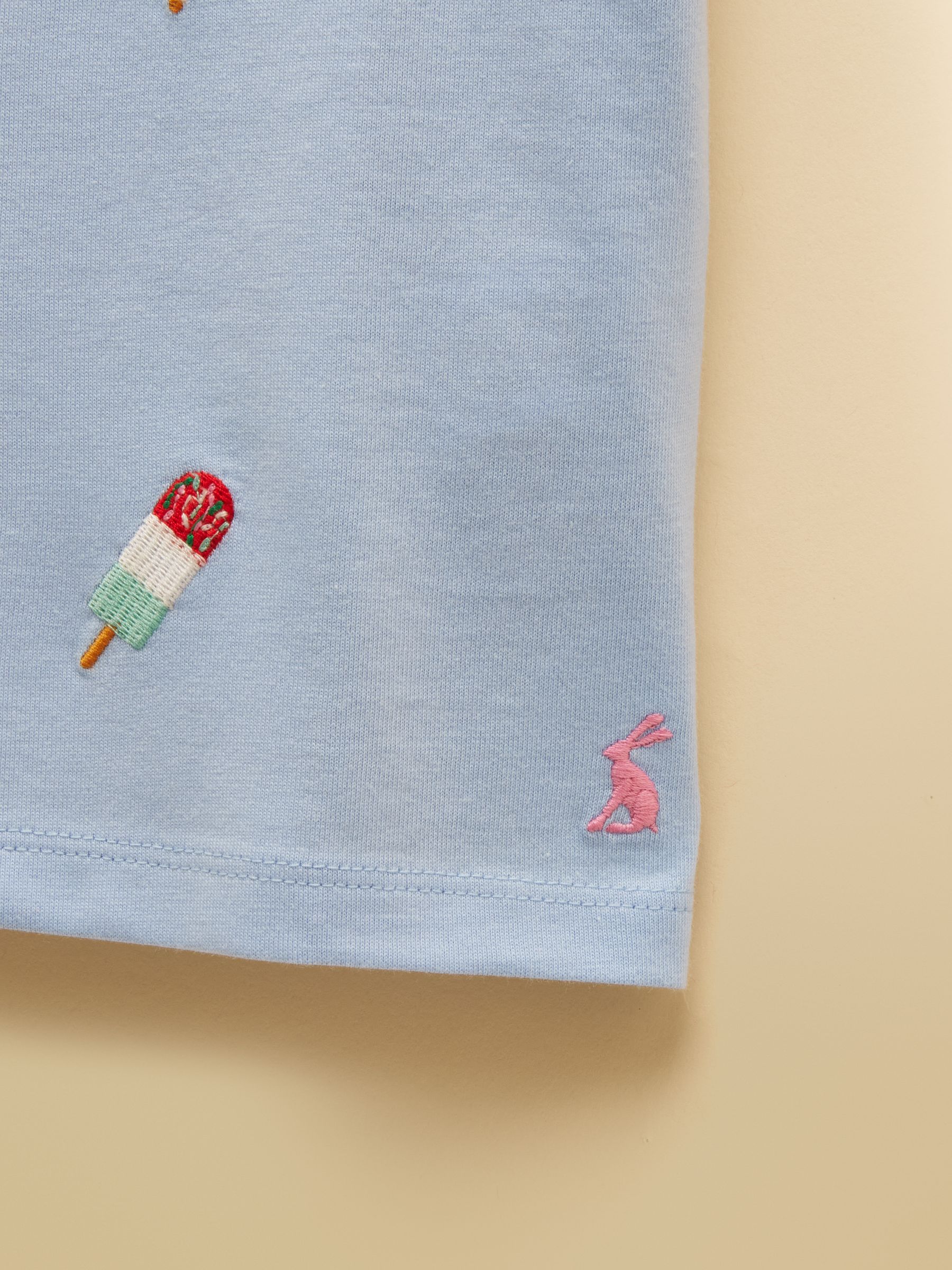 Girls' Waverley Blue Frill Sleeve T-Shirt - Image 2 of 3