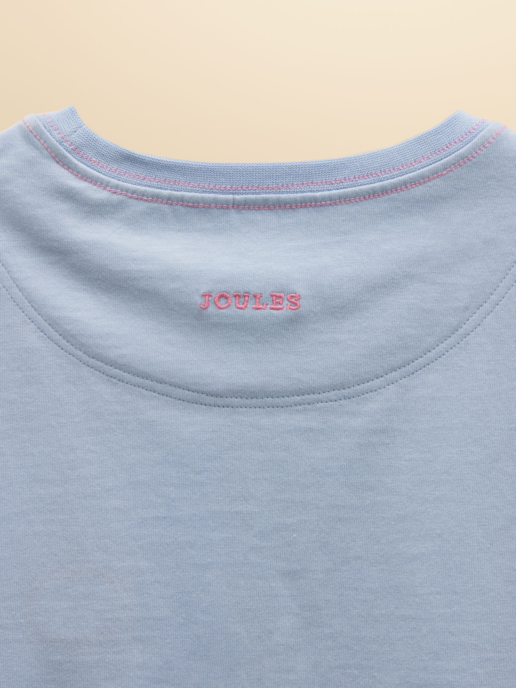 Girls' Waverley Blue Frill Sleeve T-Shirt - Image 4 of 4