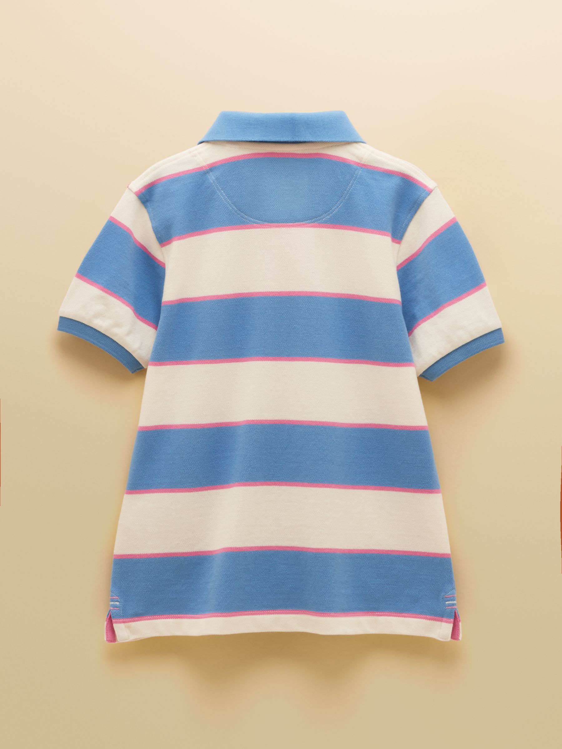Boys' Woody Pink Striped Cotton Polo Shirt - Image 2 of 5