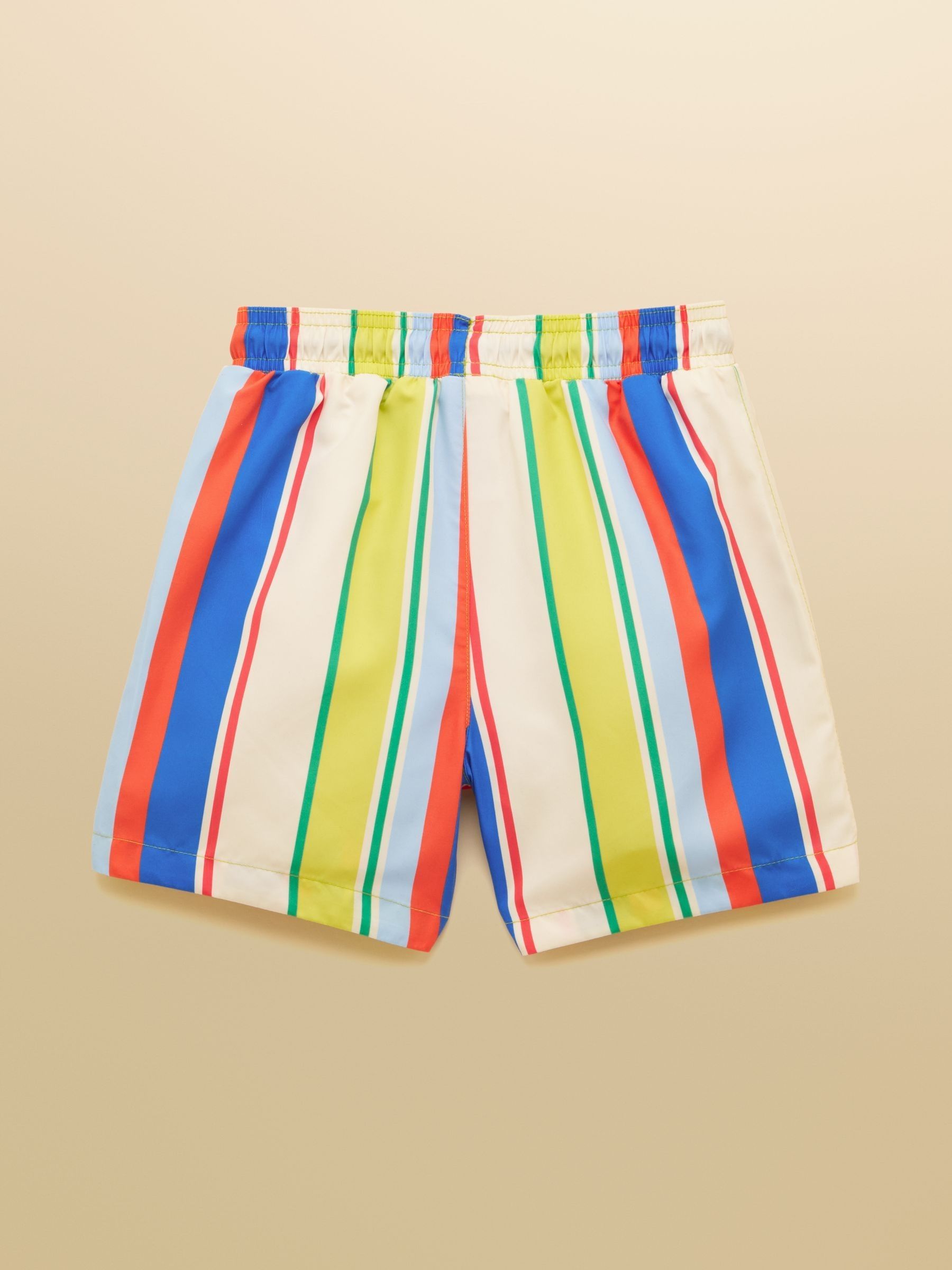 Boys' Multi Stripe Printed Swim Shorts - Image 2 of 4