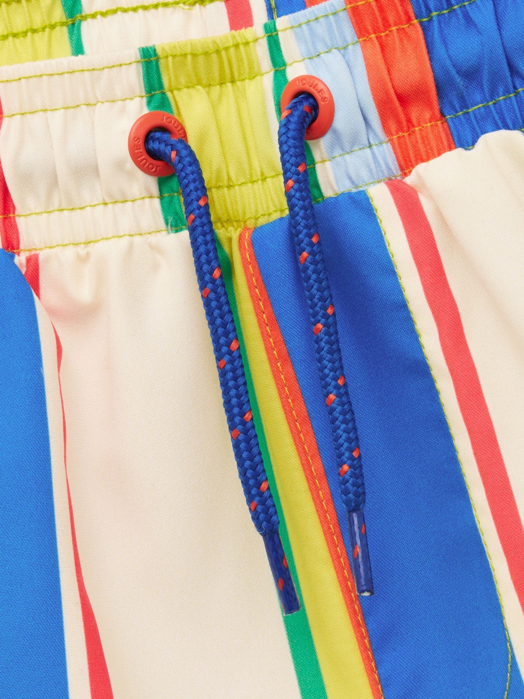 Boys' Ocean Multi Striped Printed Swim Shorts - Image 5 of 6