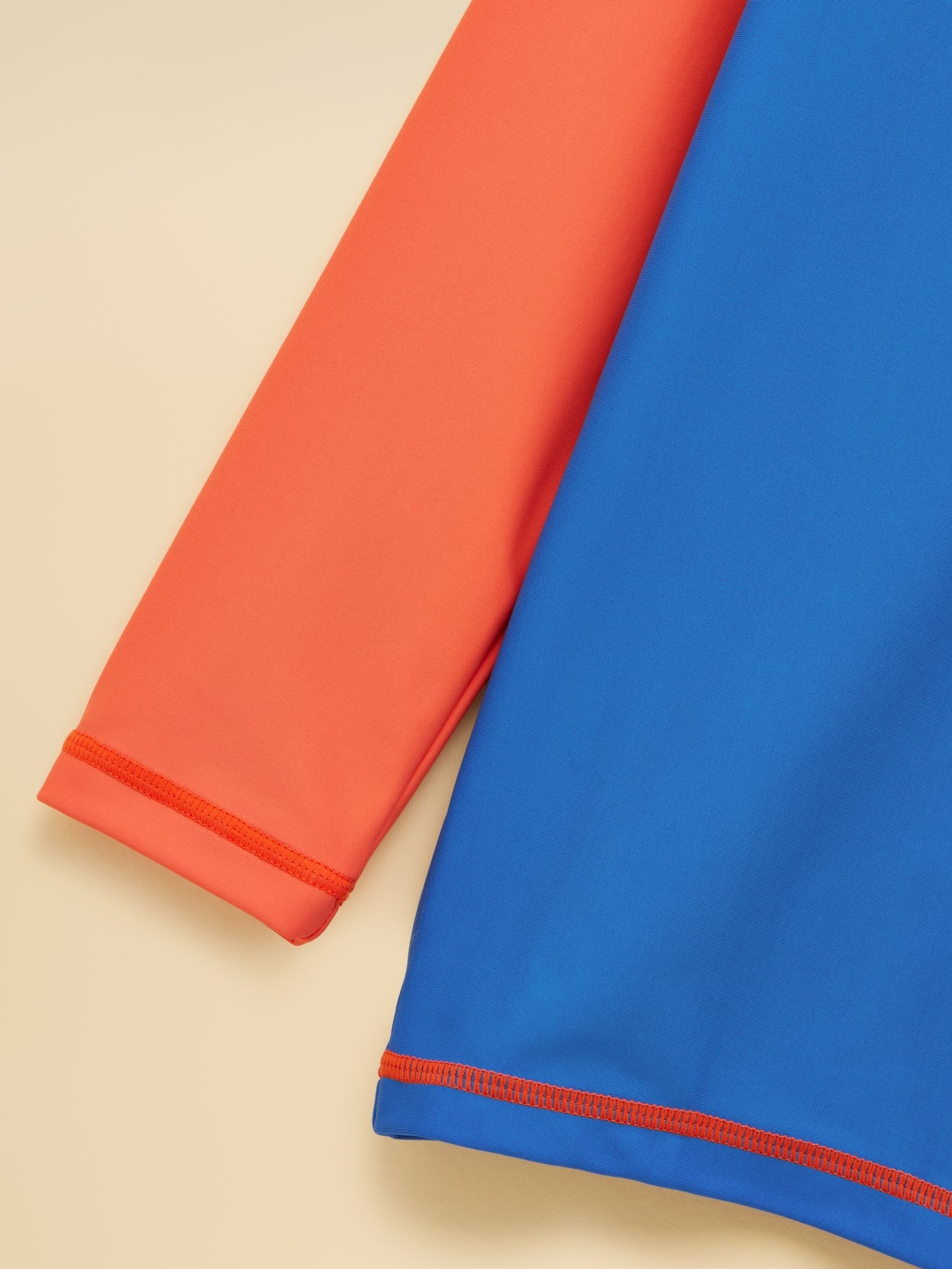Boys' Wave Blue & Orange Sunsafe Swim Vest - Image 6 of 7