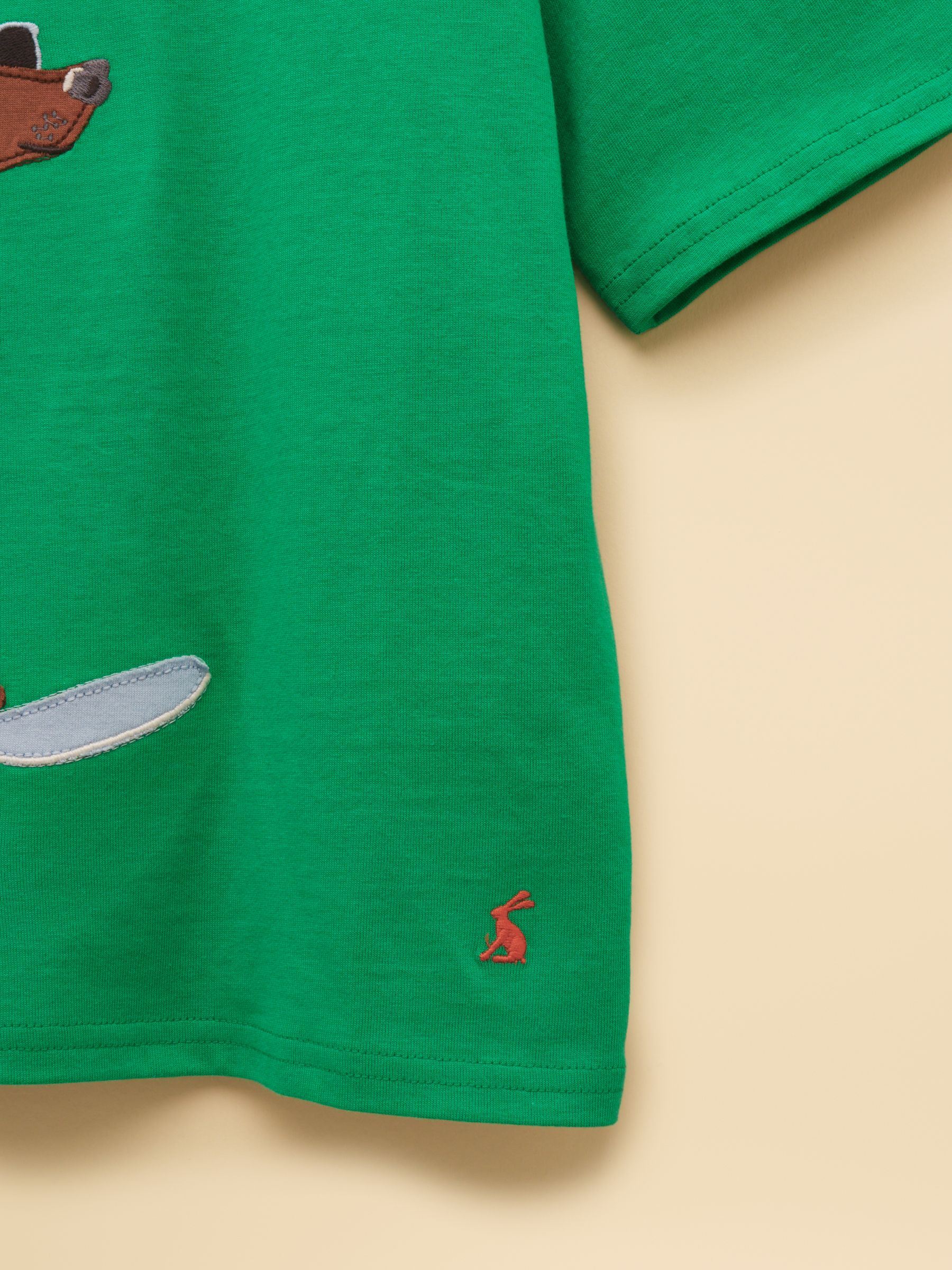 Boys' Archie Green Dog Applique Graphic T-Shirt - Image 7 of 8