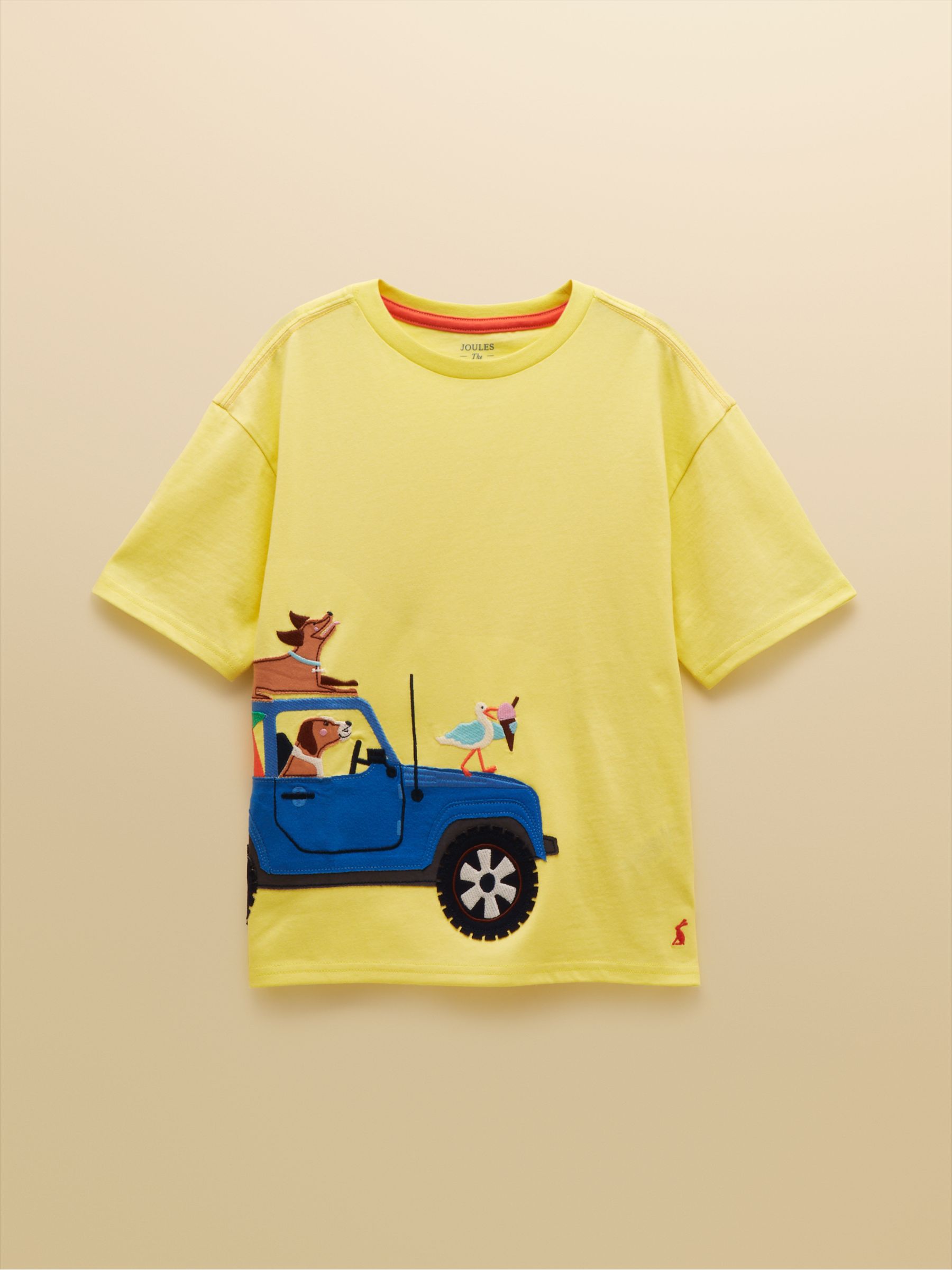 Boys' Archie Yellow Applique Graphic T-Shirt - Image 1 of 5