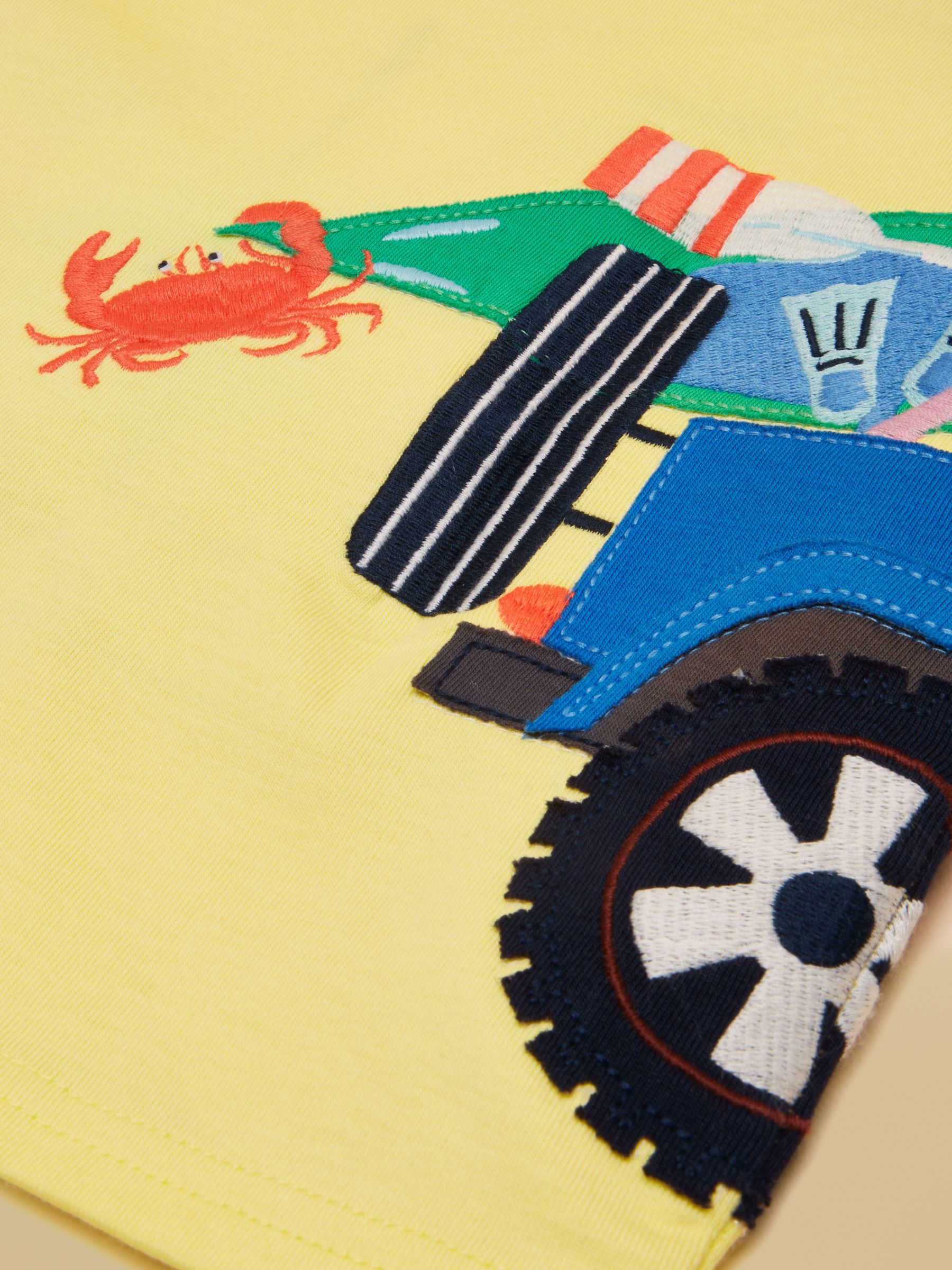 Boys' Archie Yellow Applique Graphic T-Shirt - Image 5 of 5