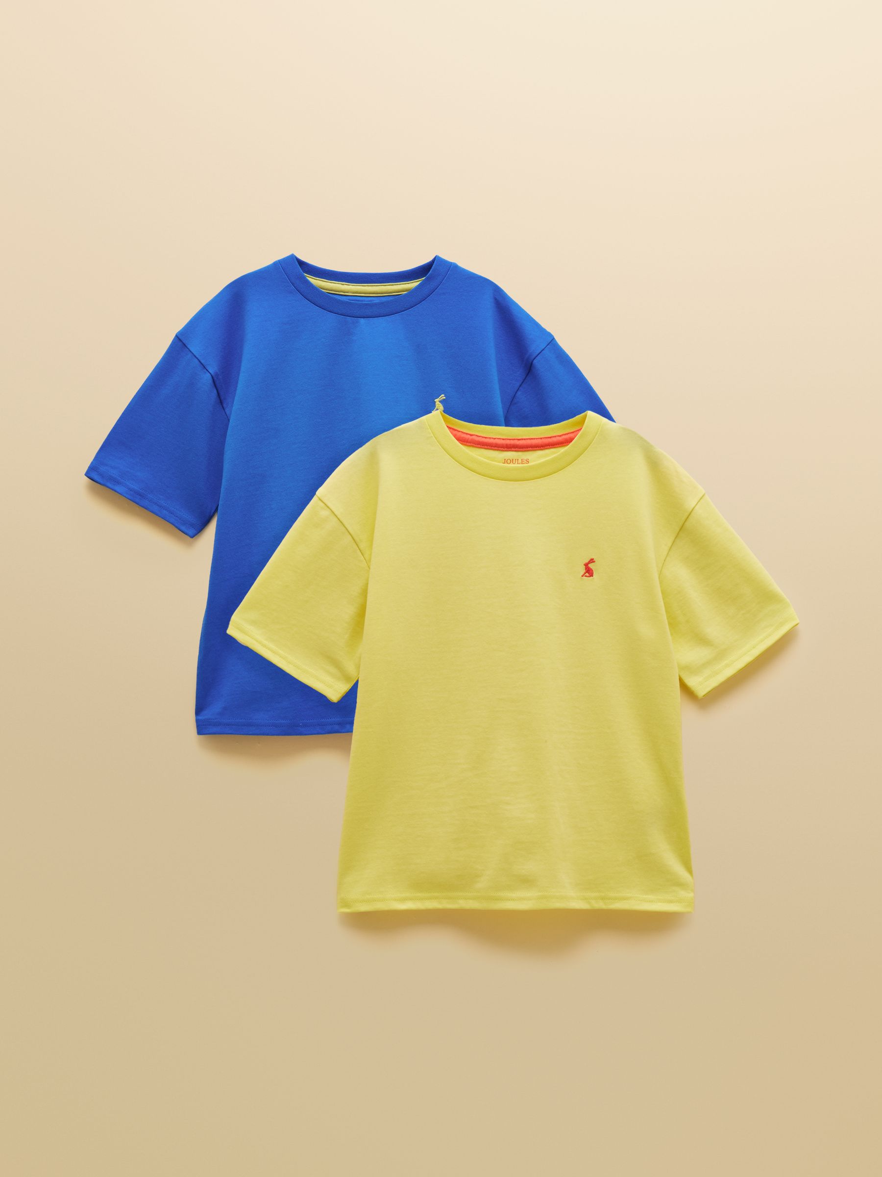 Boys' Let's Go Blue & Yellow Short Sleeve T-Shirts 2 Pack - Image 1 of 10 Boys' Let's Go Blue & Yellow Short Sleeve T-Shirts 2 Pack - Image 1 of 10