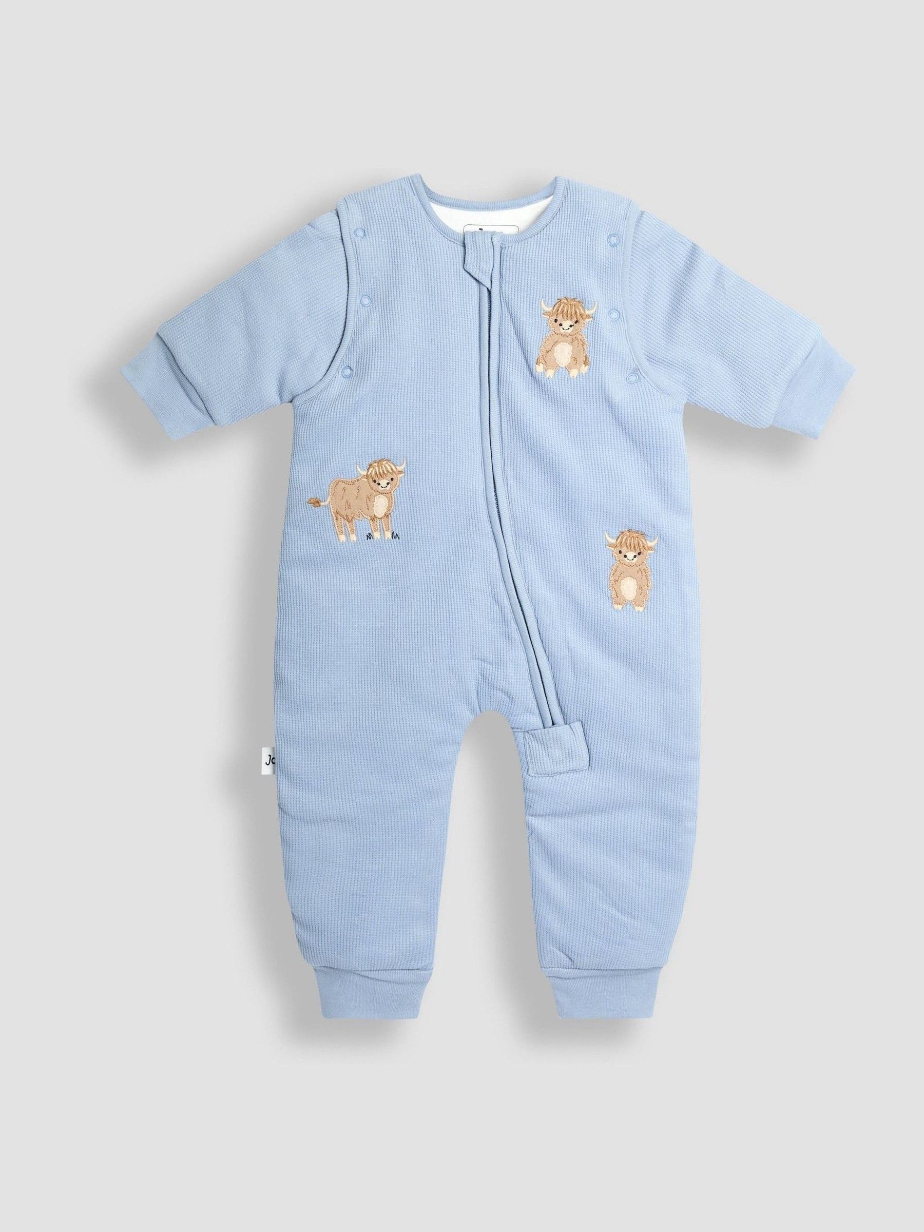 Blue Highland Cow 2.5 Tog Sleep Snuggler - Image 3 of 6