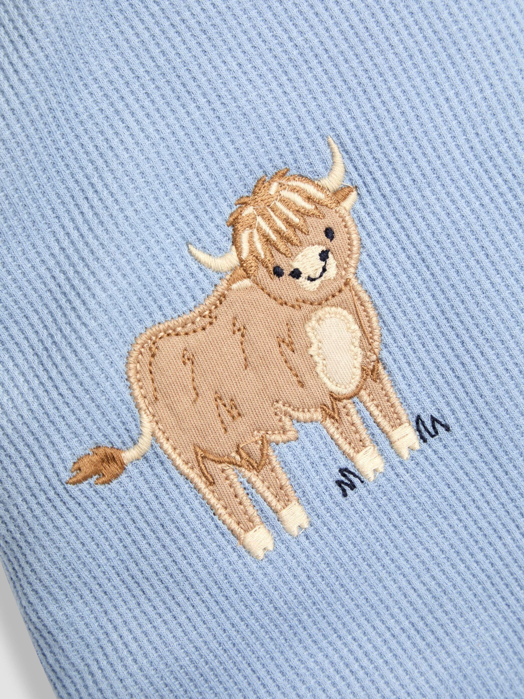 Blue Highland Cow 2.5 Tog Sleep Snuggler - Image 6 of 6