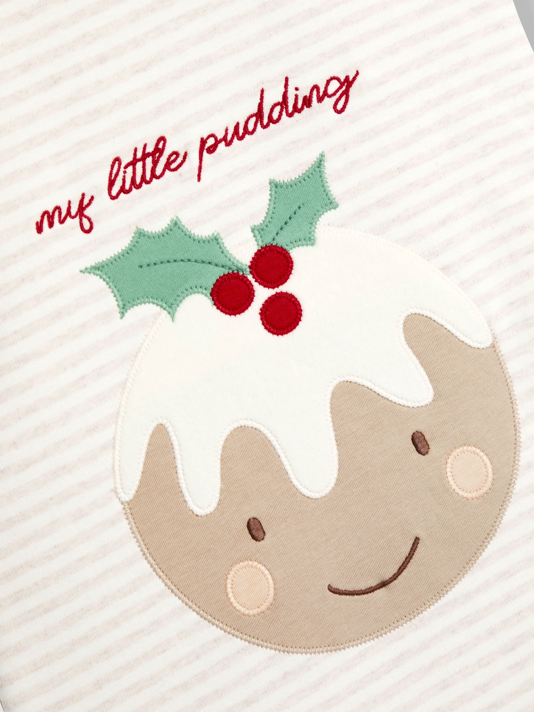 Natural Little Pudding Appliqué Sleeping Bag - Image 3 of 3