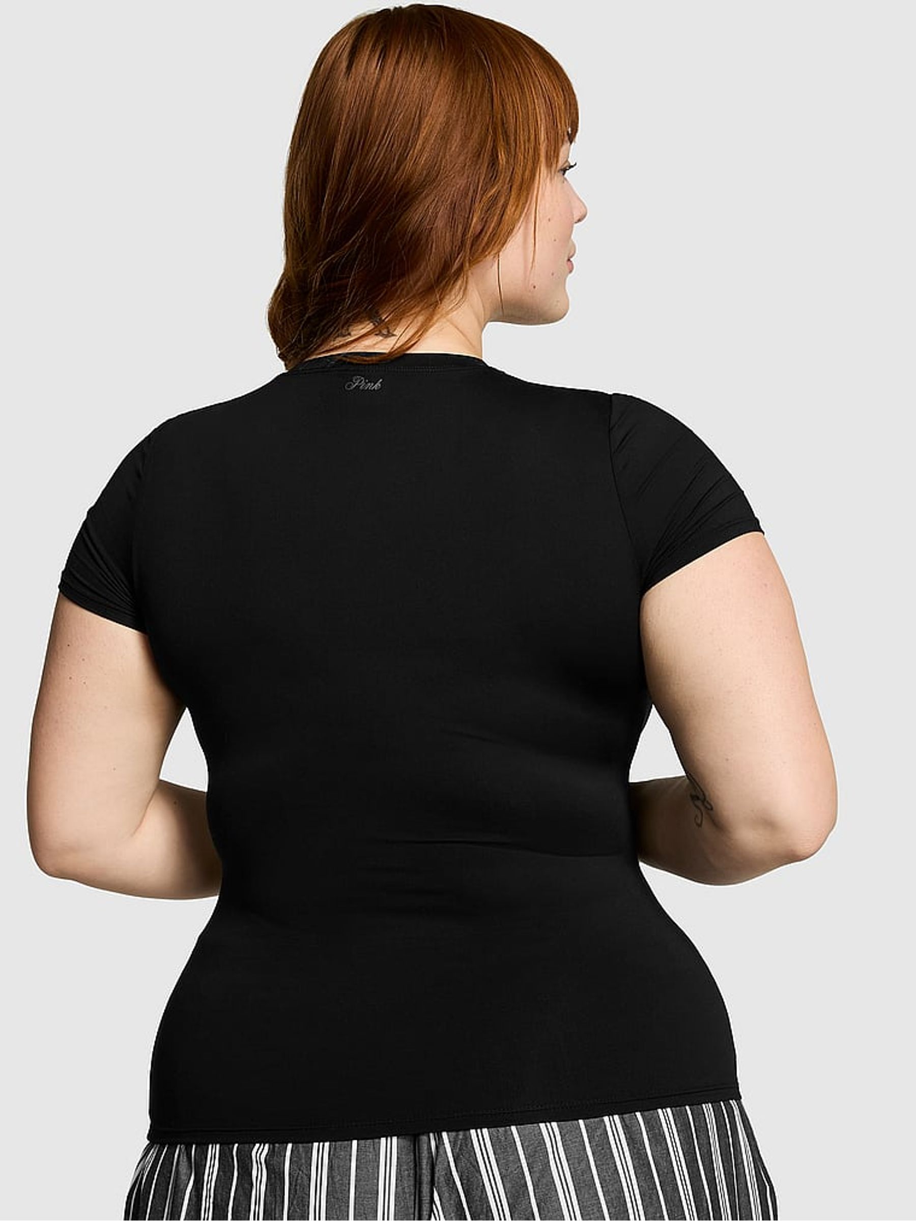 Black Soft Stretch T-Shirt - Image 2 of 3